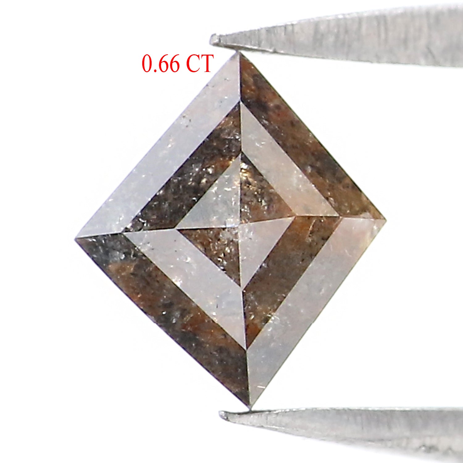 0.66 CT Natural Loose Kite Shape Diamond Brown Color Kite Shape Diamond 6.60 MM Natural Loose Diamond Brown Kite Rose Cut Diamond LQ4362