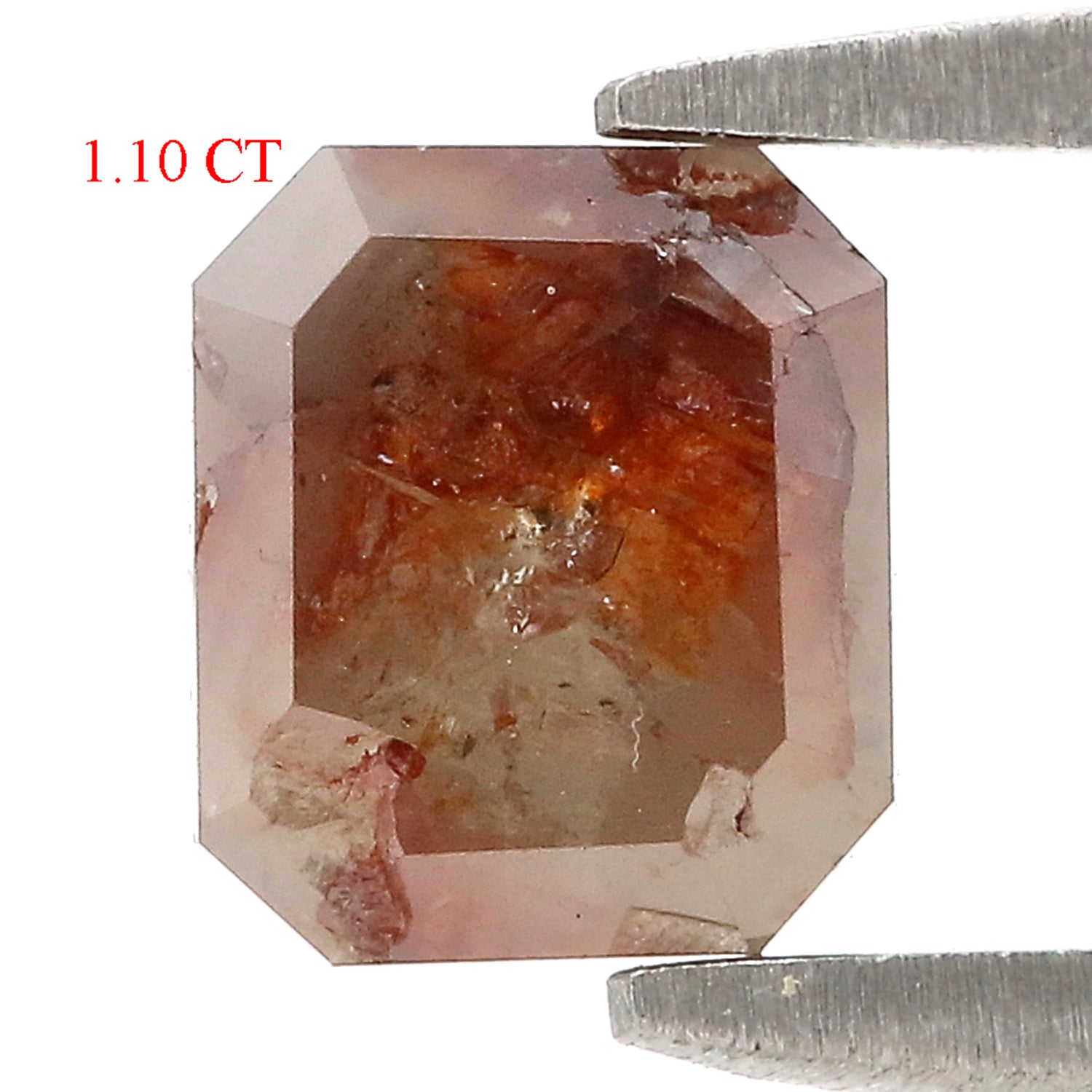 Natural Emerald Brown Diamond 1.10 CT Loose Rose Cut Stone 5.90 MM Rustic Diamond Emerald Diamond For Custom Engagement Ring L3658