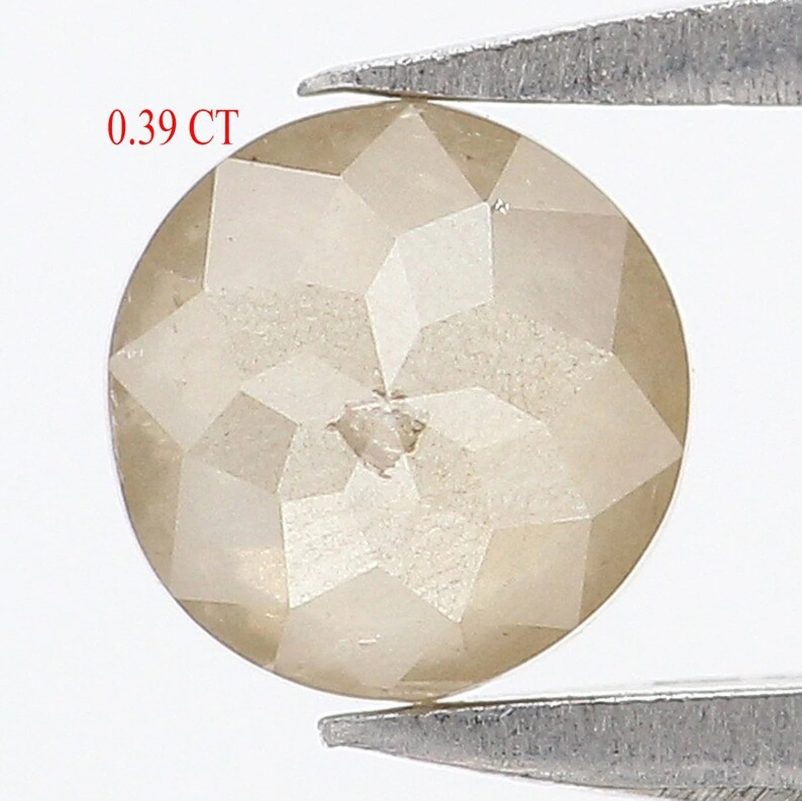 0.39 CT Natural Loose Round Shape Diamond Grey Color Round Diamond 4.50 MM Natural Loose Diamond Brown Color Round Rose Cut Diamond NQ7964