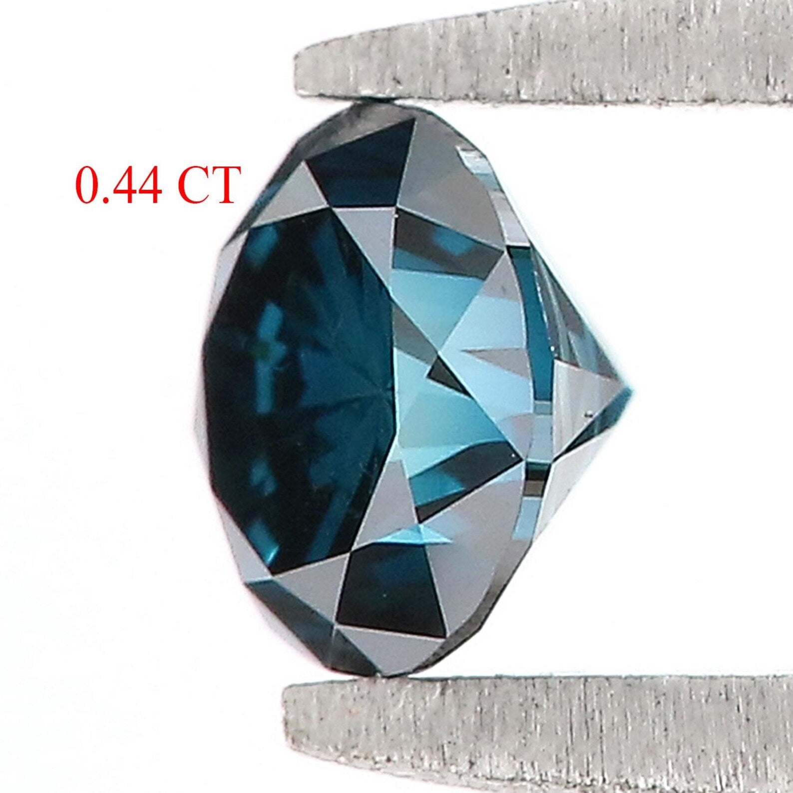 0.44 Ct Natural Loose Round Shape Diamond Blue Color Round Cut Diamond 4.65 MM Natural Diamond Blue Color Round Brilliant Cut Diamond NQ1390