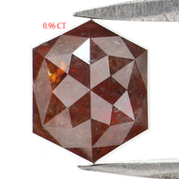 Natural Loose Hexagon Diamond, Brown Color Diamond, Natural Loose Diamond, Hexagon Rose Cut Diamond, 0.96 CT Hexagon Shape Diamond KDL2850