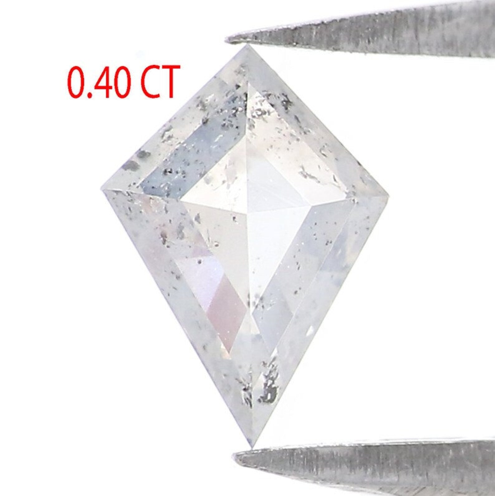 0.40 CT Natural Loose Kite Shape Diamond Grey Color Kite Shape Diamond 6.85 MM Natural Loose Diamond Kite Shape Rose Cut Diamond NQ2163