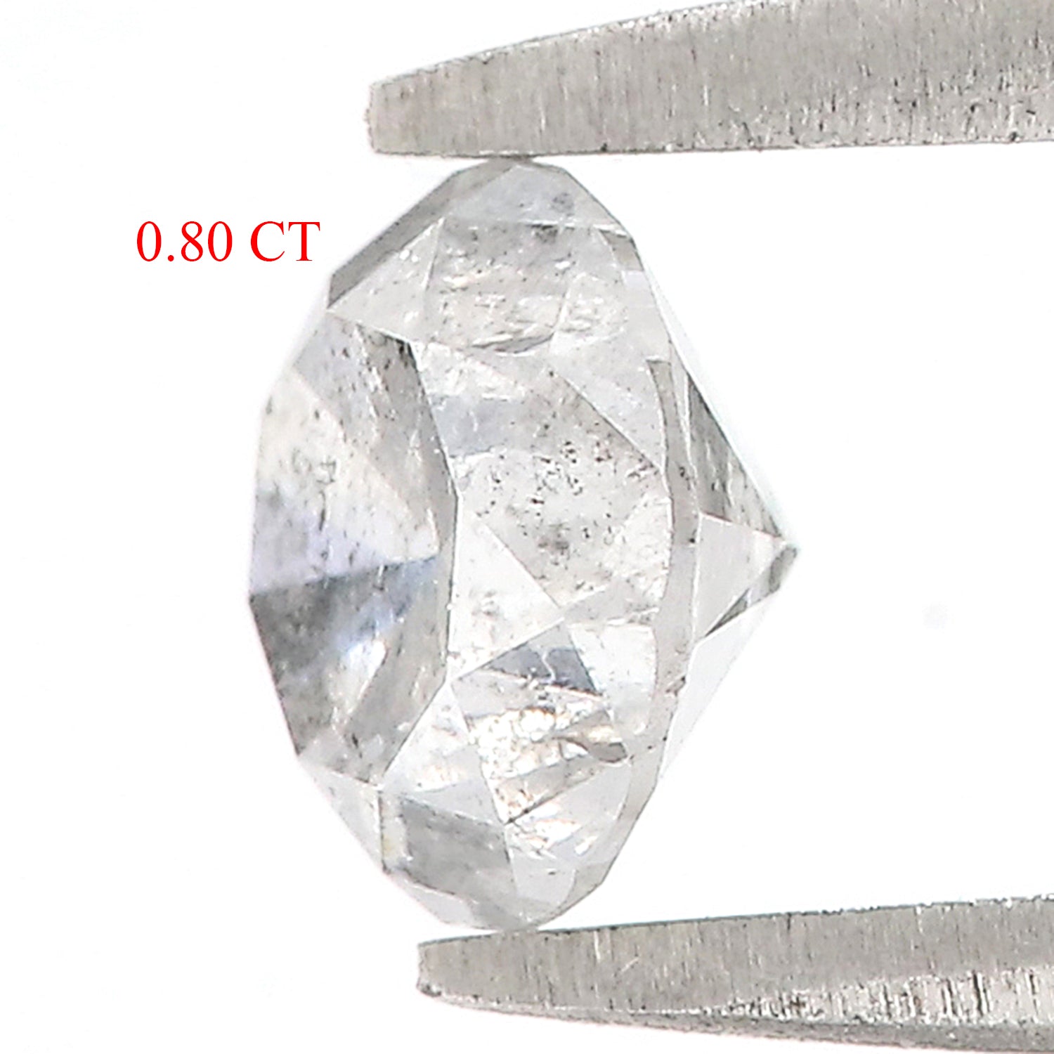 0.80 CT Natural Loose Round Shape Diamond Grey Color Round Cut Diamond 5.65 MM Natural Loose Grey Color Round Brilliant Cut Diamond LQ9069