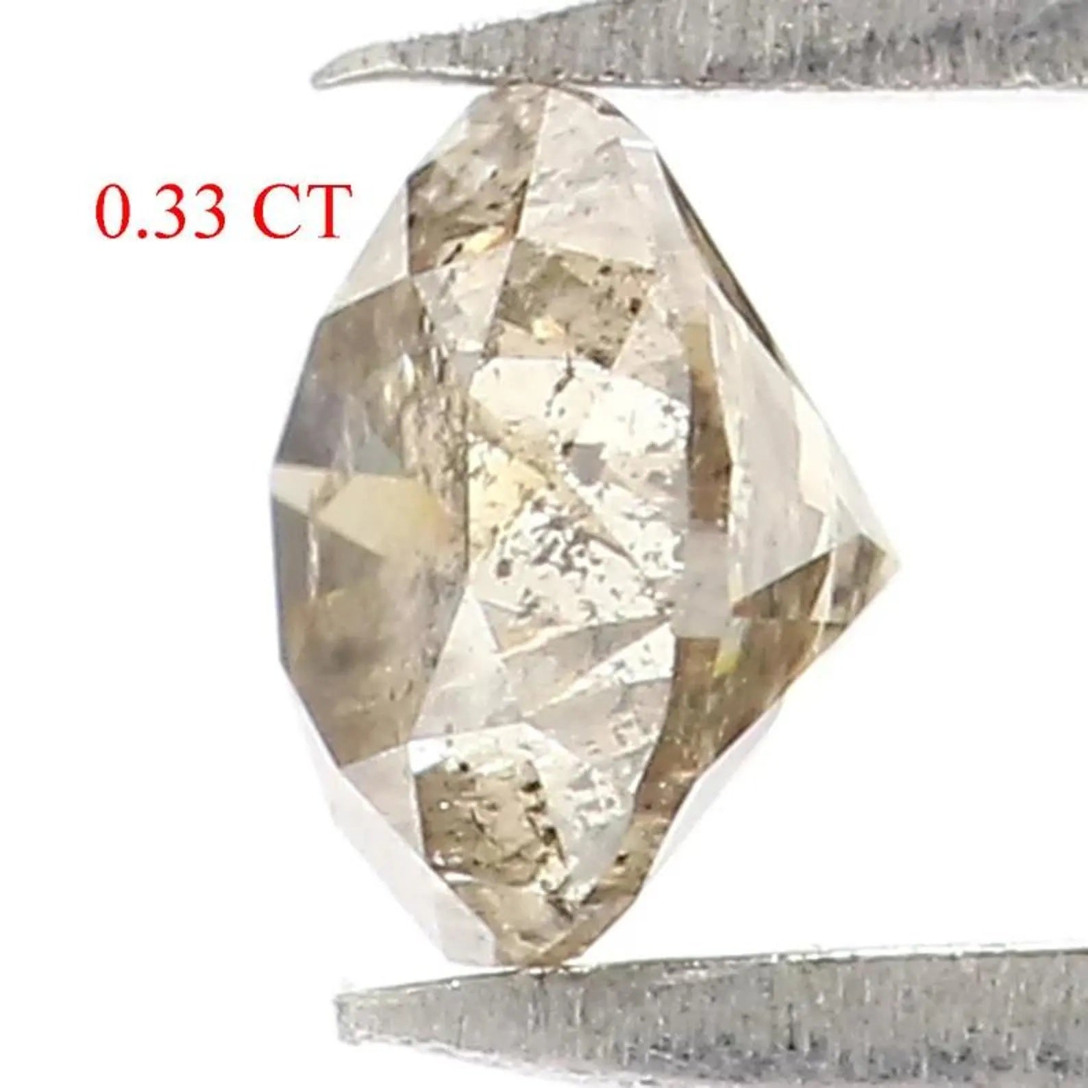 0.33 CT Natural Loose Round Shape Diamond Brown Color Round Diamond 4.25 MM Natural Diamond Brown Color Round Brilliant Cut Diamond NQ2319