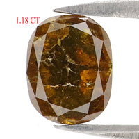 Natural Loose Oval Diamond, Brown Color Diamond, Natural Loose Diamond, Oval Rose Cut Diamond, Oval Cut, 1.18 CT Oval Shape Diamond KDL2867