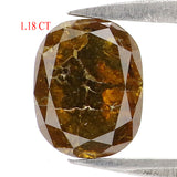 Natural Loose Oval Diamond, Brown Color Diamond, Natural Loose Diamond, Oval Rose Cut Diamond, Oval Cut, 1.18 CT Oval Shape Diamond KDL2867
