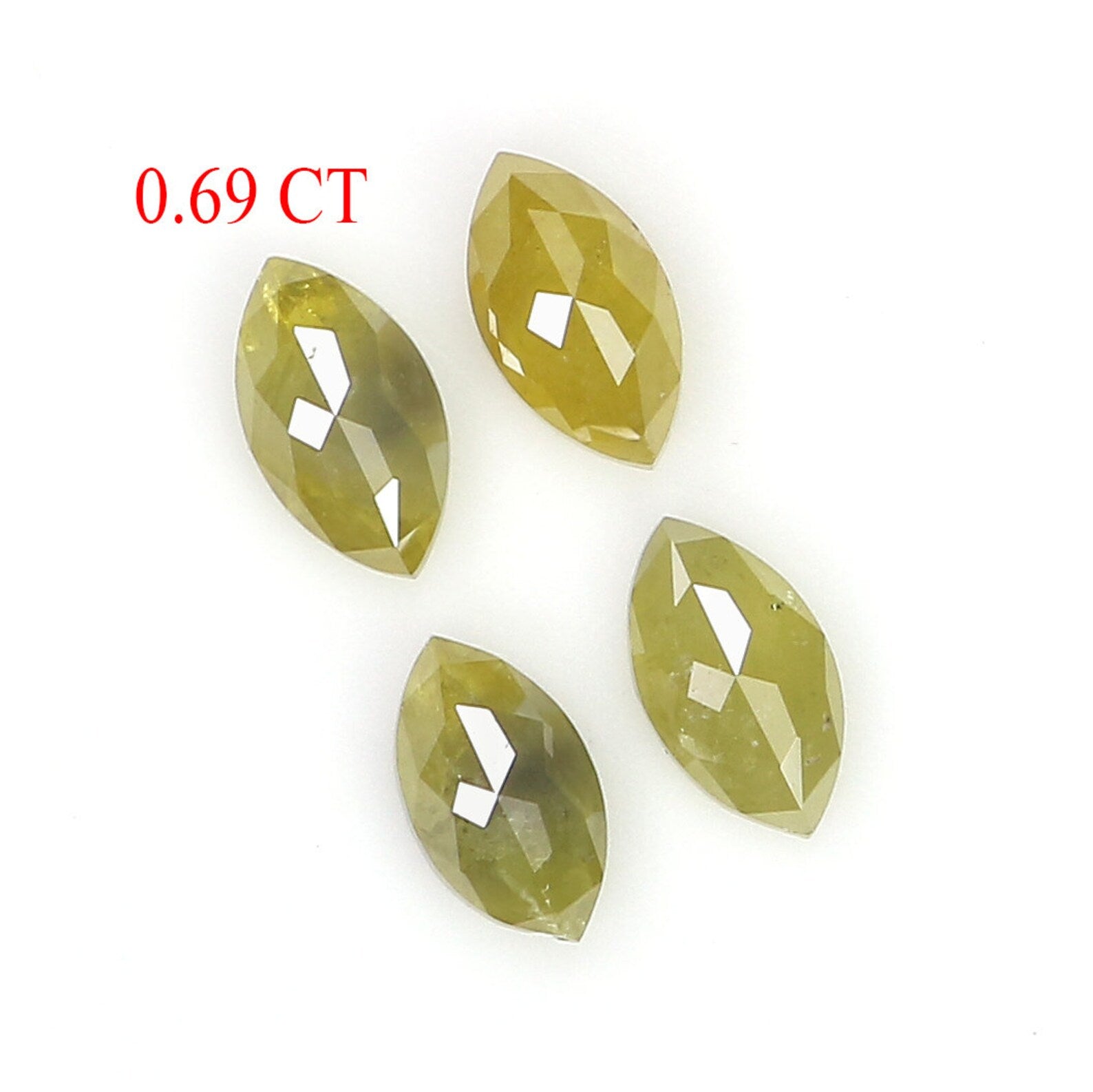 0.69 CT Natural Loose Marquise Diamond Yellow Color Marquise Diamond 4.55 MM Marquise Rose Cut Diamond Marquise Shape Diamond NQ2485