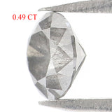 Natural Loose Round Diamond, Salt And Pepper Round Diamond, Natural Loose Diamond, Round Brilliant Cut Diamond, 0.49 CT Round Shape L2795