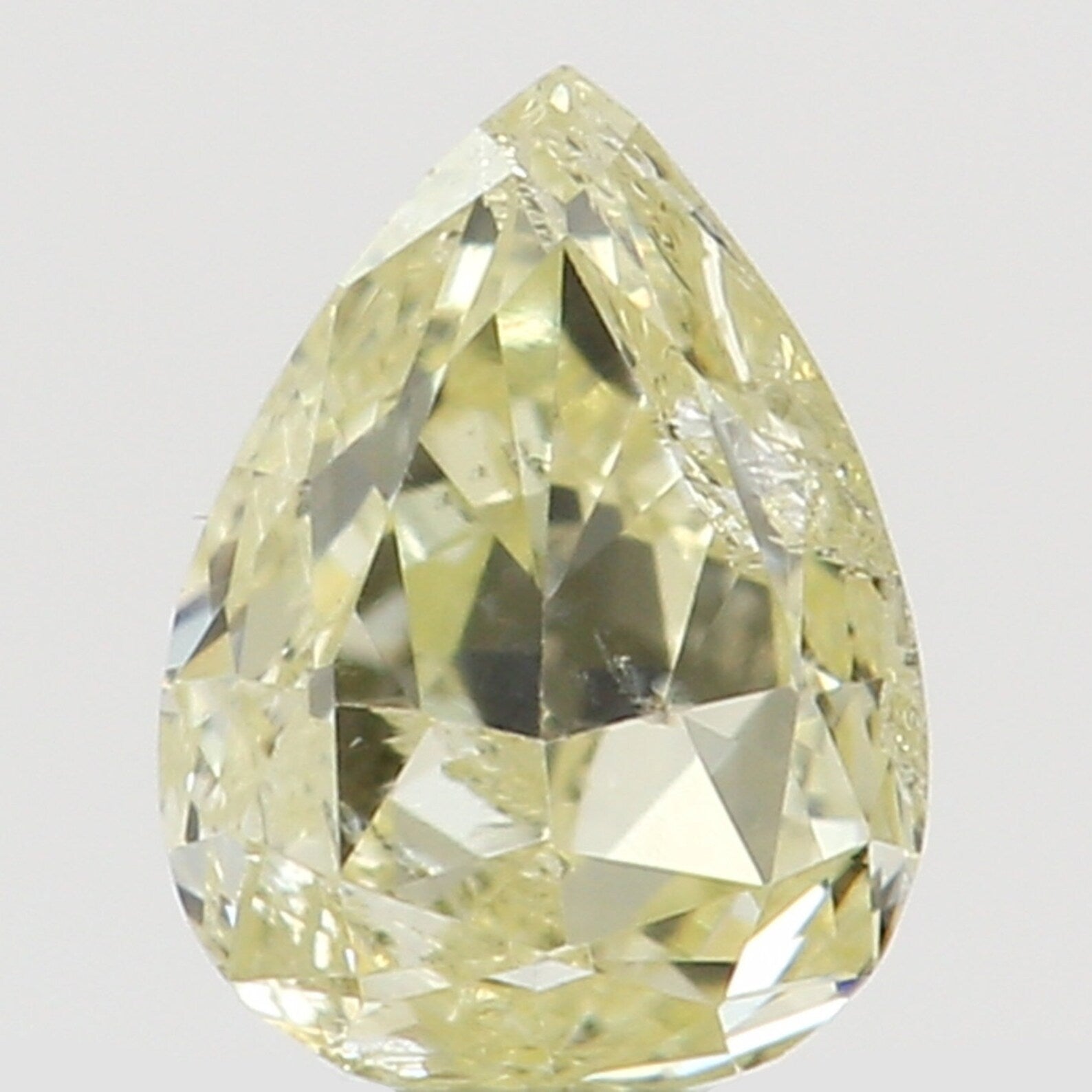 0.13 Ct Natural Loose Pear Shape Diamond Yellow Color Pear Cut Diamond 3.80 MM Natural Loose Diamond Pear Brilliant Cut Diamond N8102