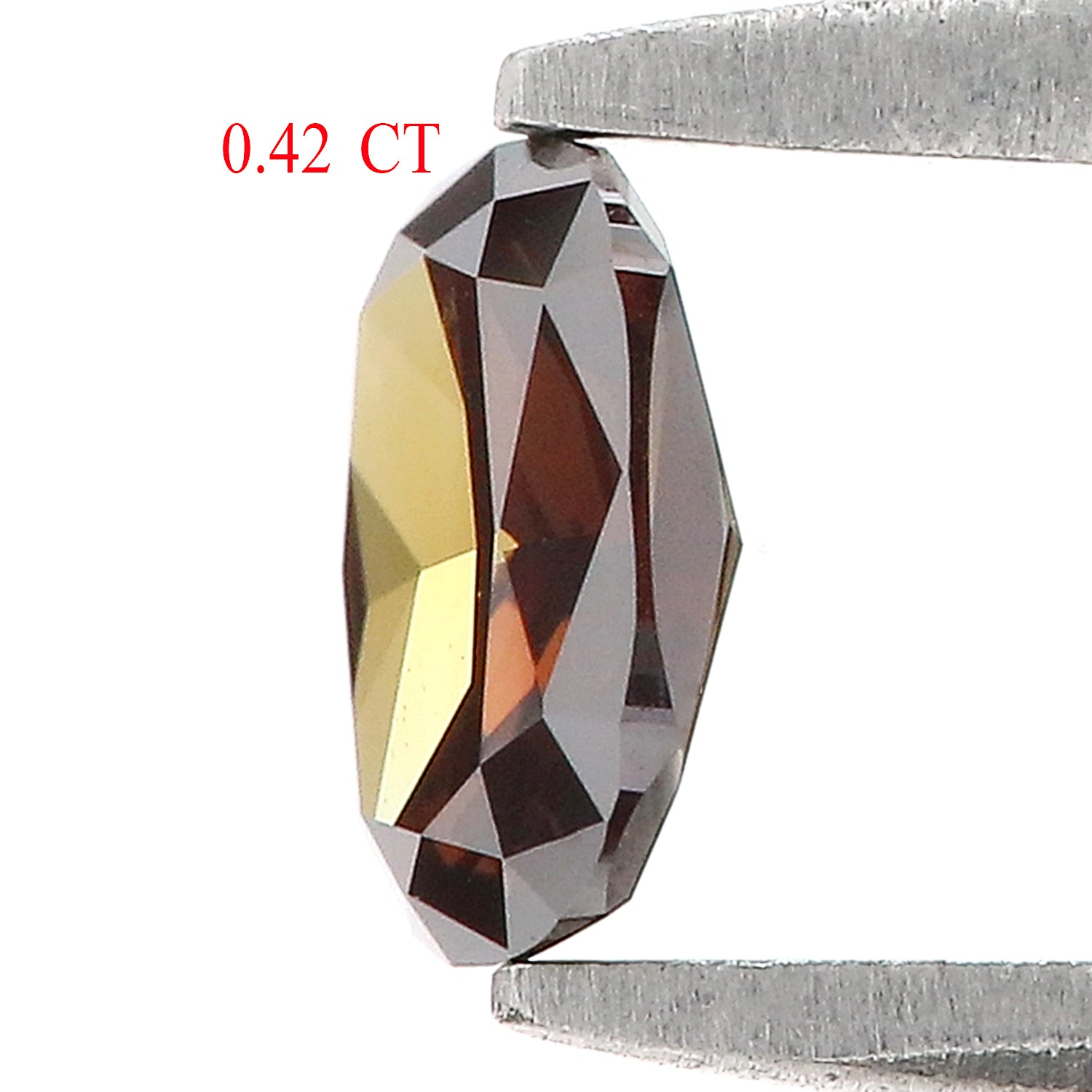 0.42 CT Natural Loose Oval Shape Diamond Brown Color Oval Cut Diamond 5.50 MM Natural Loose Brown Color Oval Brilliant Cut Diamond LQ5140
