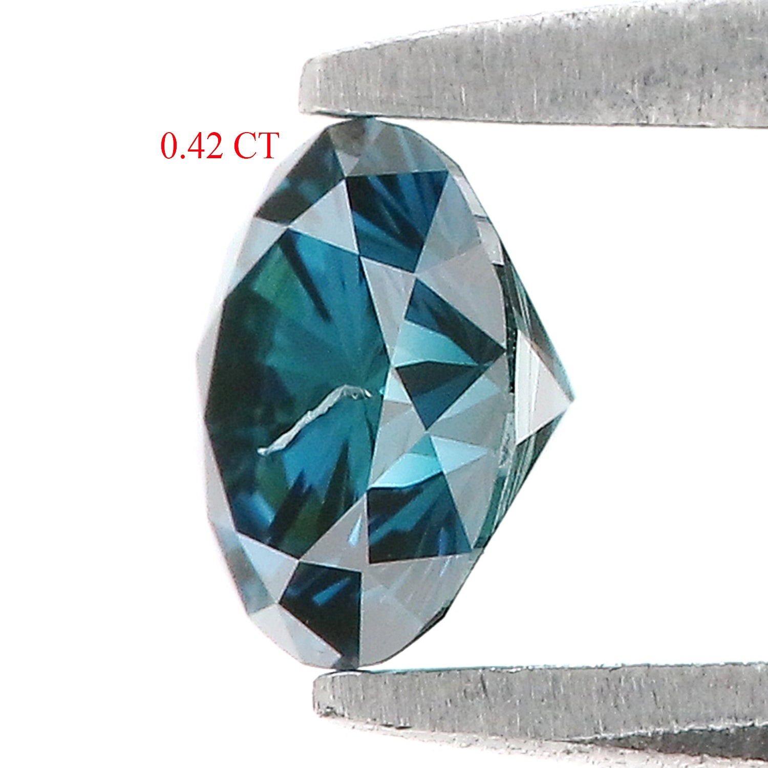 0.42 Ct Natural Loose Round Shape Diamond Blue Round Cut Diamond 4.85 MM Natural Loose Diamond Blue Color Round Brilliant Cut Diamond LQ001
