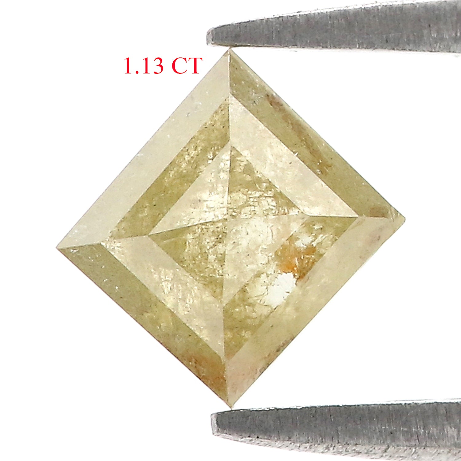 1.13 Ct Natural Loose Kite Shape Diamond Yellow Color Kite Cut Diamond 8.00 MM Natural Loose Yellow Diamond Kite Rose Cut Diamond LQ5348