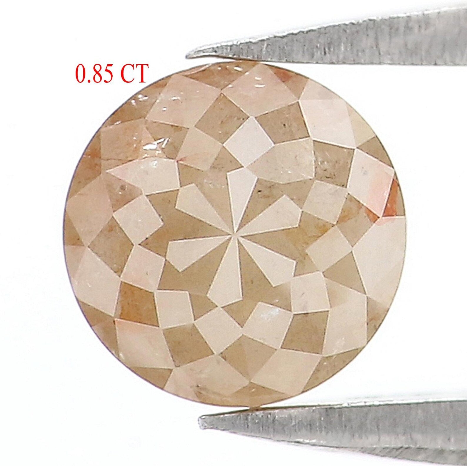 0.85 CT Natural Loose Round Rose Cut Shape Diamond Brown Color Rose Cut Diamond 5.40 MM Natural Loose Diamond Rose Cut Shape Diamond NQ7119