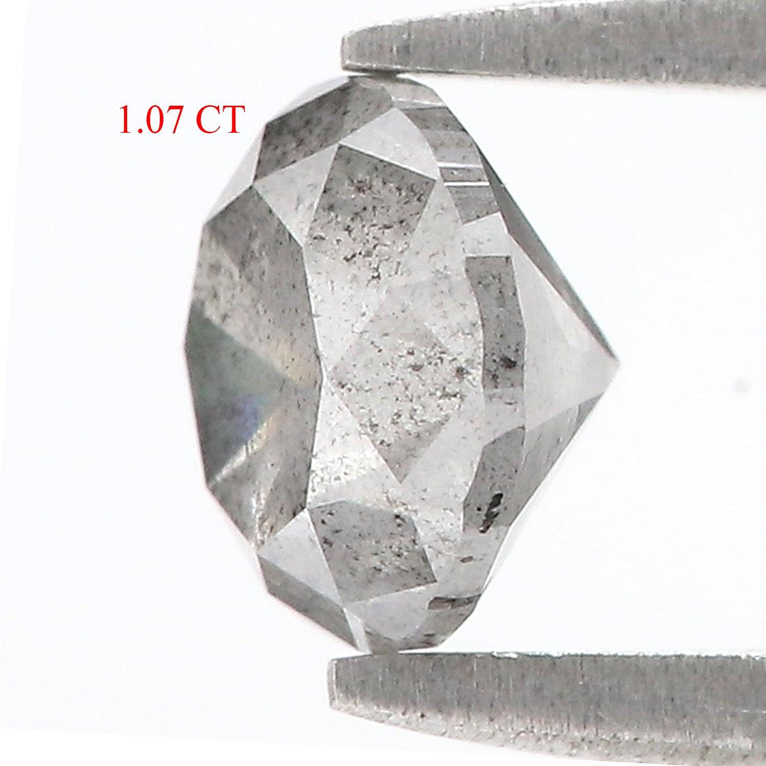 1.07 CT Natural Loose Round Shape Diamond Salt And Pepper Round Cut Diamond 6.00 MM Natural Loose Diamond Round Brilliant Cut Diamond LQ9106