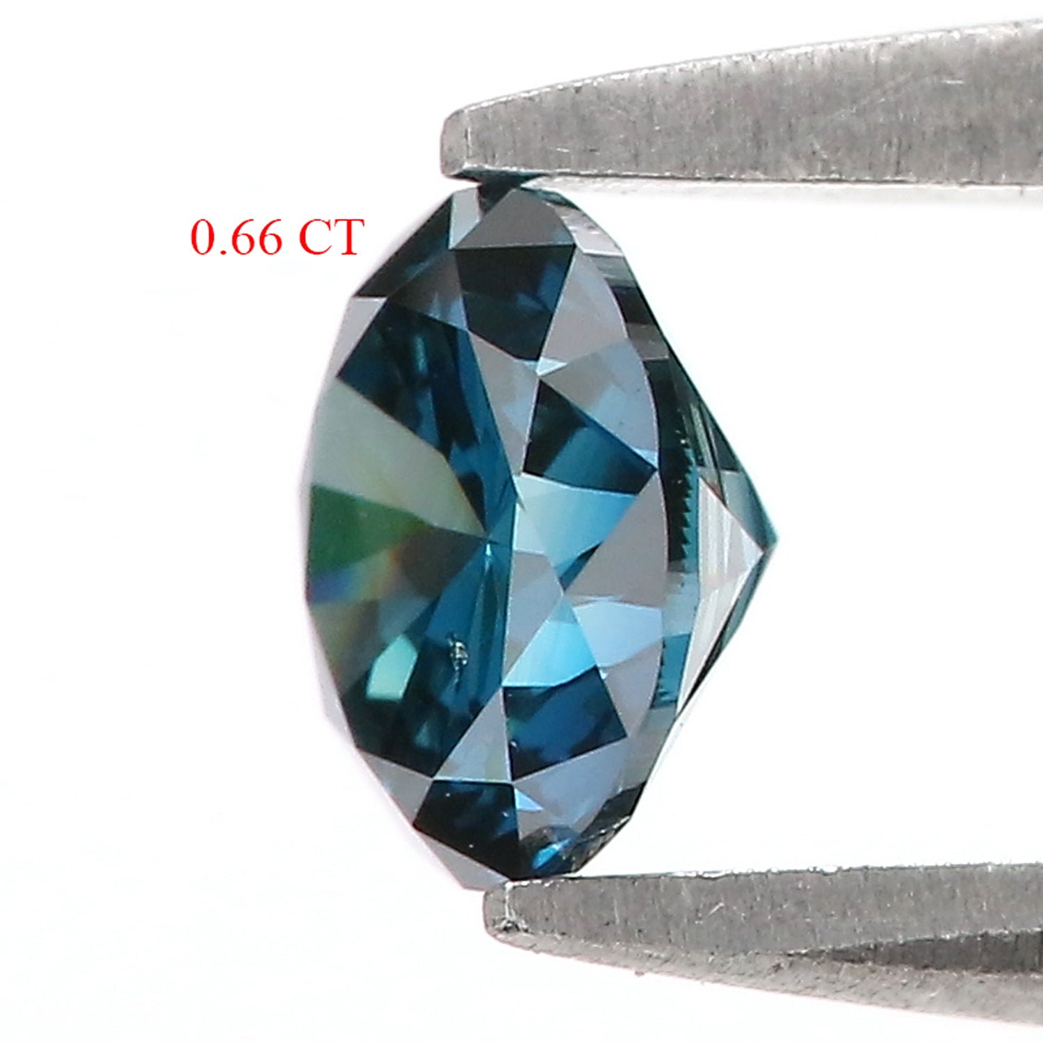 0.66 Ct Natural Loose Round Shape Diamond Blue Color Round Cut Diamond 5.50 MM Natural Loose Blue Diamond Round Brilliant Cut Diamond QL9739