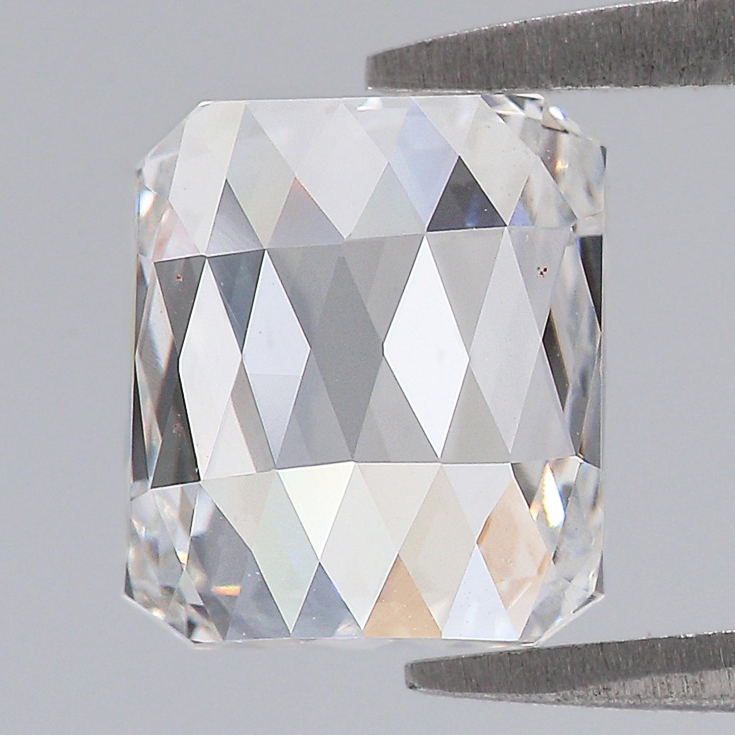 2.06 CT Lab Grown Square Cut Diamond White - F Color VS1 Clarity Diamond Lab Grown Diamond CVD Diamond Lab Created Rose Cut Diamond L3374