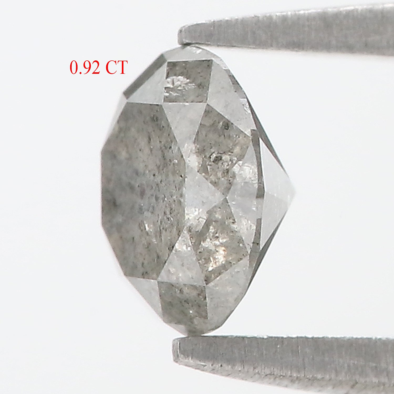 0.92 CT Natural Loose Round Shape Diamond Salt And Pepper Round Cut Diamond 6.20 MM Natural Loose Diamond Round Brilliant Cut Diamond LQ1201