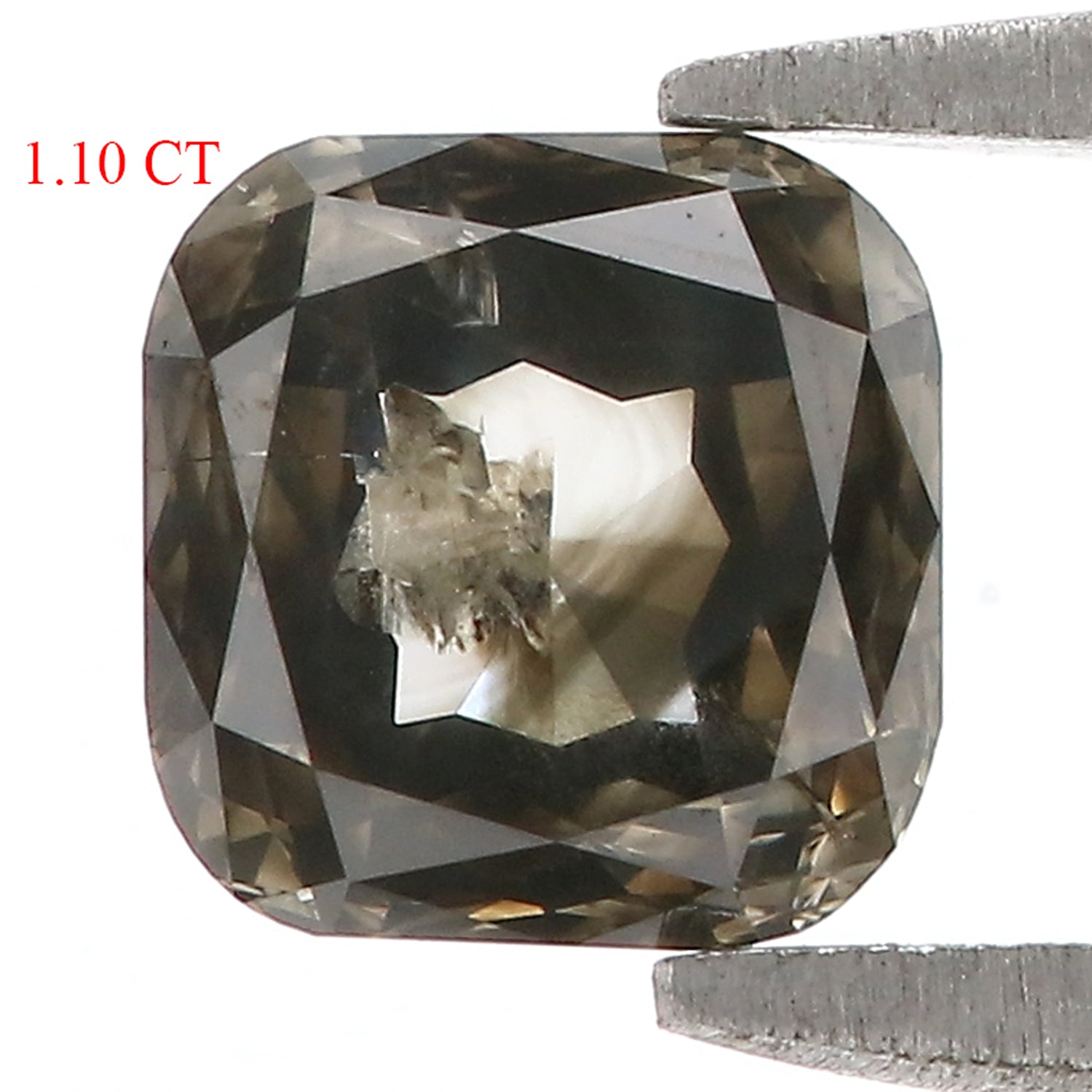 1.10 CT Natural Loose Cushion Diamond Black Color Diamond Natural Loose Diamond 6.00 MM Cushion Cut Diamond Cushion Shape Diamond QL392