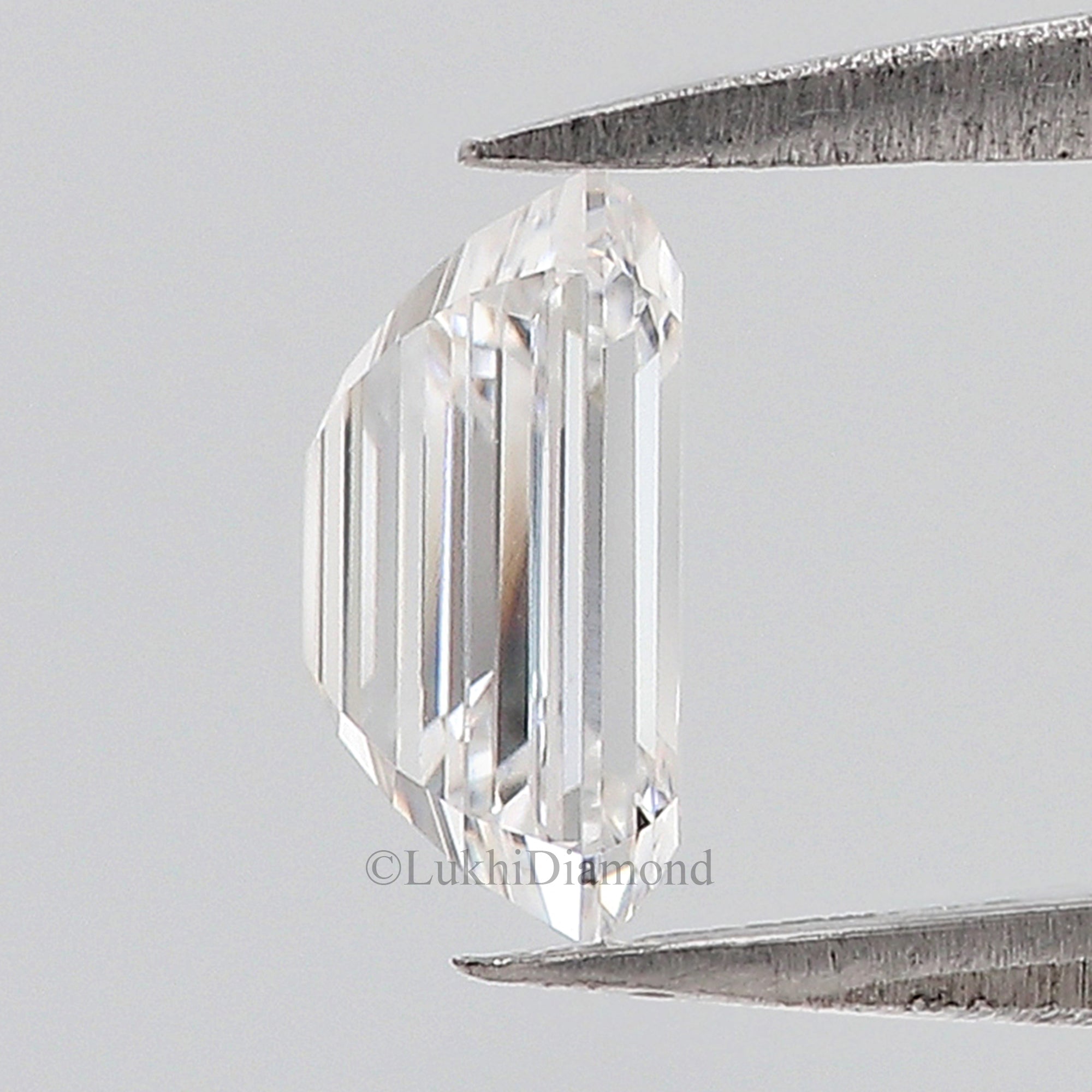 IGI Certified 1 Ct, 1.5 Ct, 2 Ct, 2.5 Ct, 3 Ct Emerald Brilliant Cut E/F Color VS Clarity Lab Grown Diamond Lab Created Loose Diamond Q106