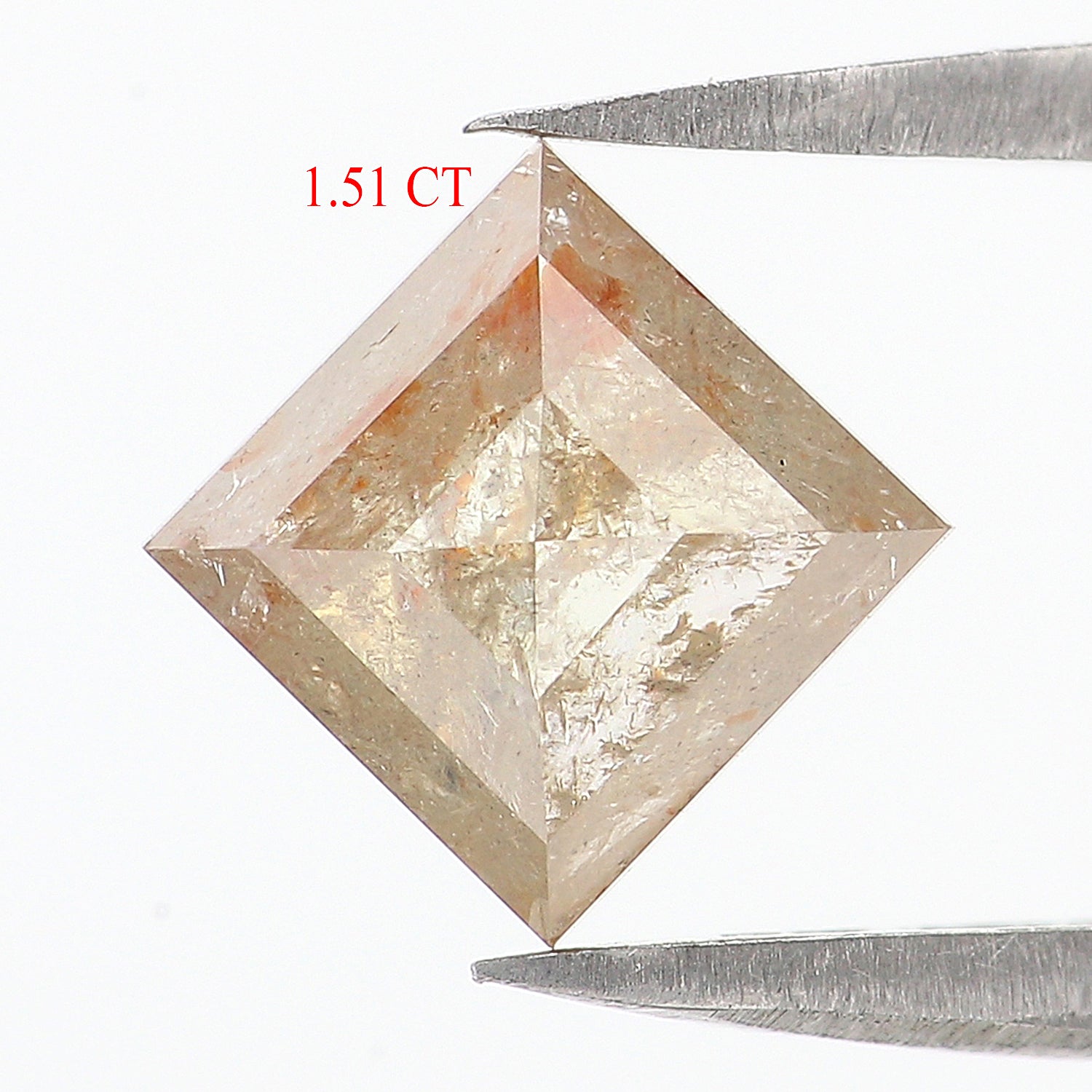 1.51 Ct Natural Loose Kite Shape Diamond Grey Color Kite Cut Diamond 8.55 MM Natural Loose Diamond Grey Kite Shape Rose Cut Diamond QL9612