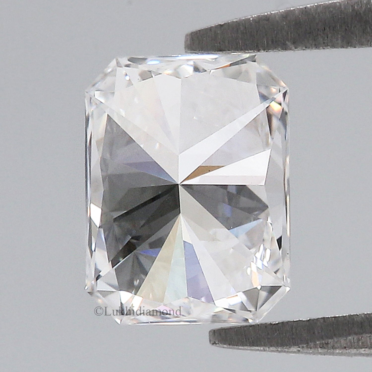 0.90 CT IGI Certified Radiant Brilliant Cut White- D Color VS1 Clarity Diamond Radiant Lab Grown CVD Diamond Lab Created Diamond L3320