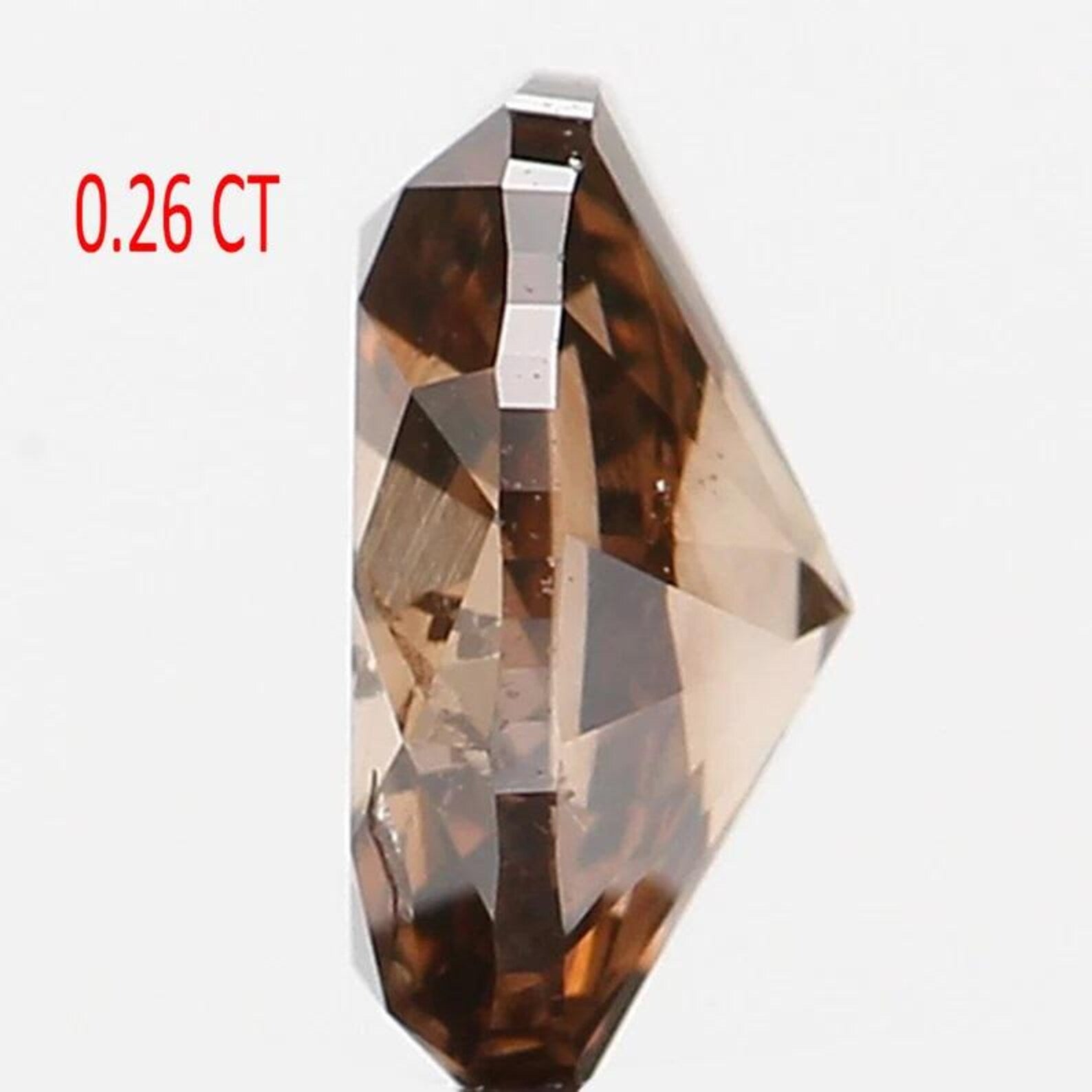 0.26 CT Natural Loose Oval Shape Diamond Brown Color Oval Cut Diamond 4.60 MM Natural Loose Brown Color Oval Brilliant Cut Diamond NQ1084