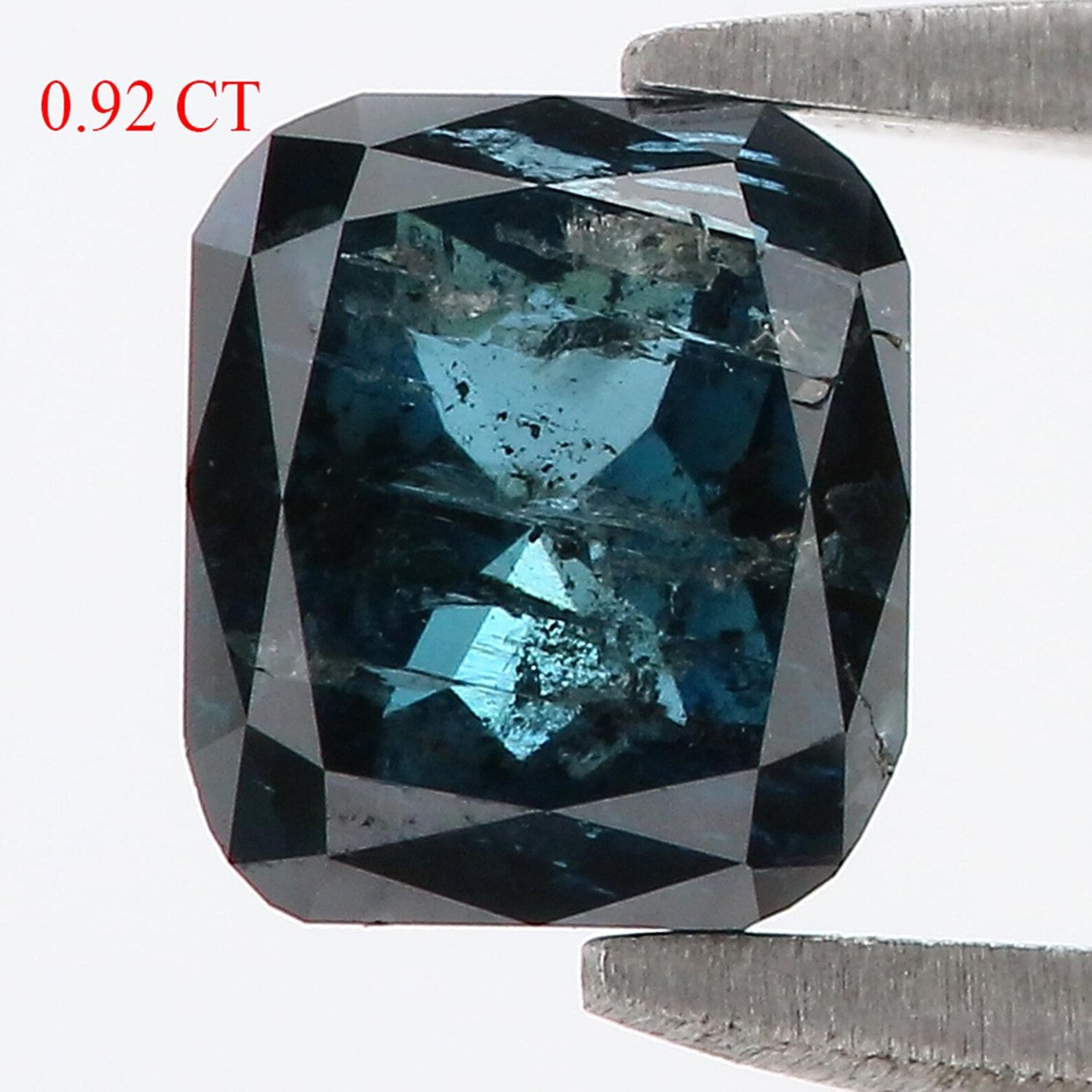 0.92 Ct Natural Loose Cushion Shape Diamond Blue Color Cushion Cut Diamond 5.85 MM Natural Loose Diamond Blue Cushion Shape Diamond NQ368