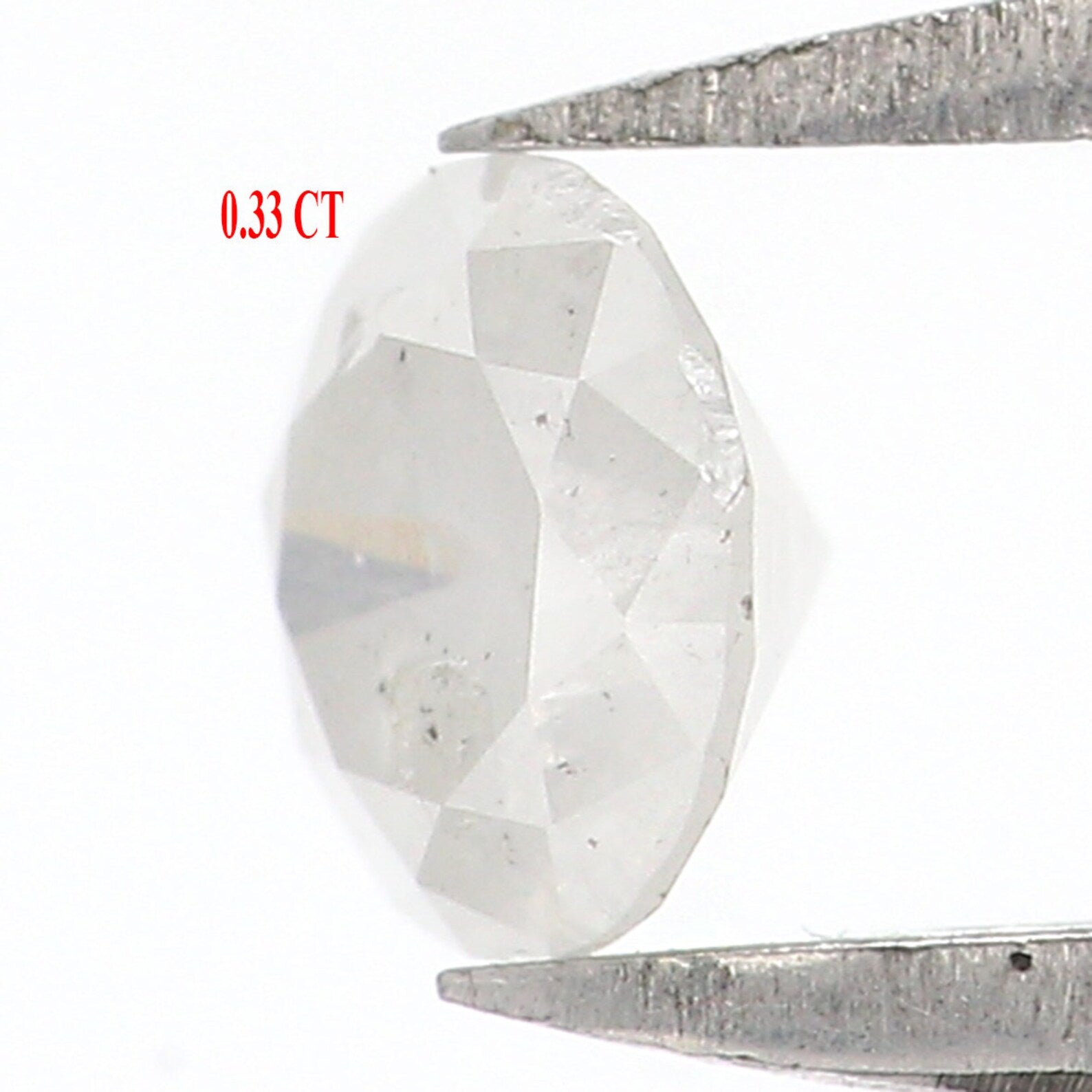 0.33 CT Natural Loose Round Brilliant Cut Diamond Salt And Pepper Round Diamond 4.35 MM Natural Loose Grey Color Round Shape Diamond N7711