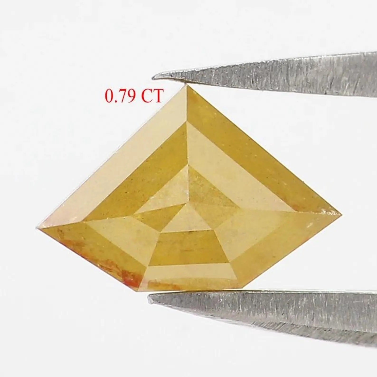 0.79 CT Natural Loose Shield Shape Diamond Yellow Color Shield Cut Diamond 4.95 MM Natural Loose Diamond Shield Rose Cut Diamond NQ8833
