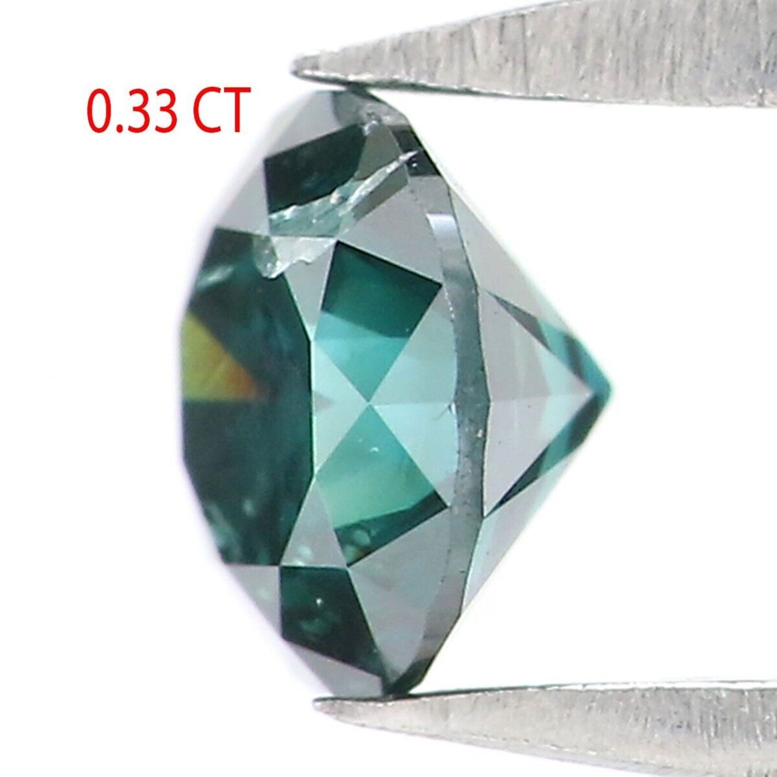 0.33 CT Natural Loose Round Diamond Blue Color Diamond Natural Loose Diamond 4.30 MM Round Brilliant Cut Diamond Round Shape Diamond NQ7757