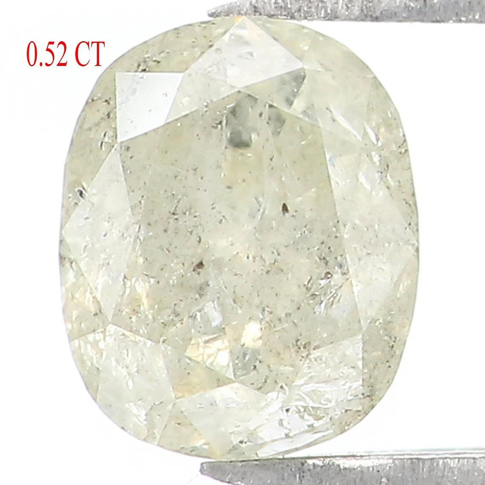 0.52 CT Natural Loose Oval Shape Diamond Grey Color Oval Diamond 5.10 MM Natural Loose Grey Diamond Color Oval Brilliant Cut Diamond NQ1661