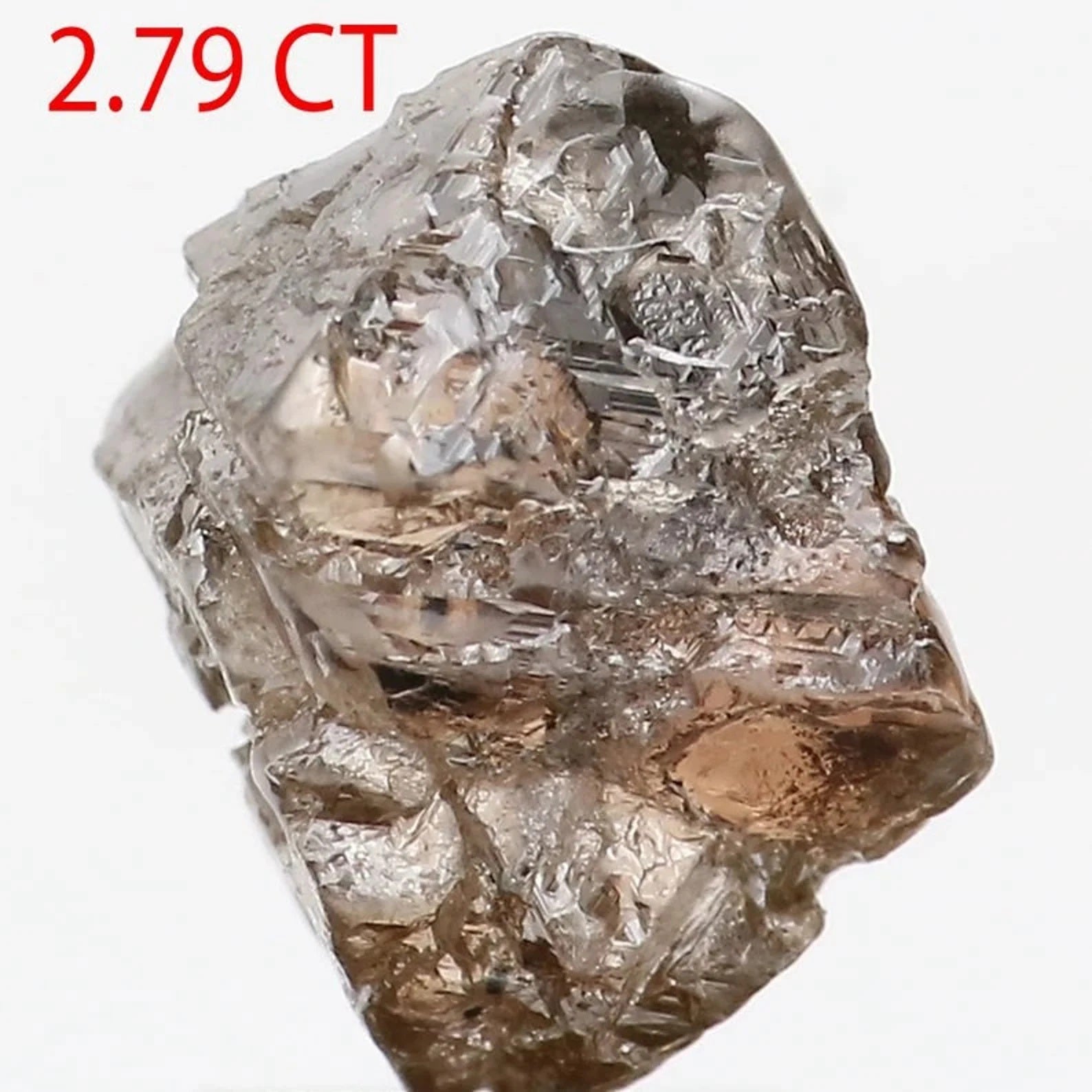 2.79 CT Natural Loose Rough Diamond Brown Color Rough Diamond 8.00 MM Natural Diamond Brown Color Irregular Cut Rough Shape Diamond NQ9920