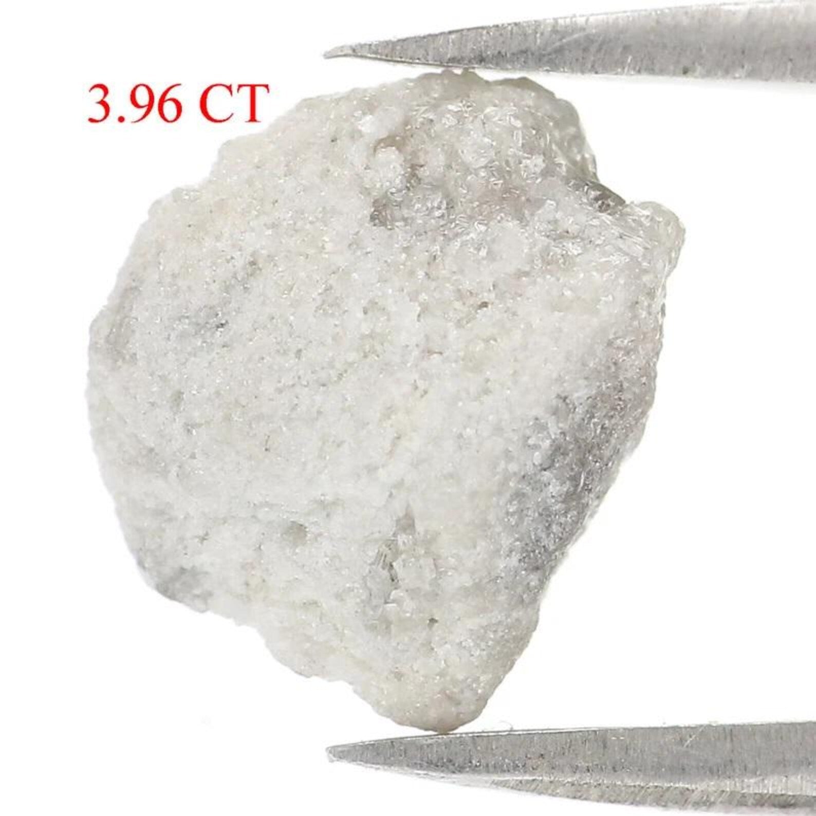 3.96 CT Natural Loose Rough Shape Diamond Grey Color Rough Diamond 10.30 MM Natural Loose Diamond Grey Rough Irregular Cut Diamond NQ2320