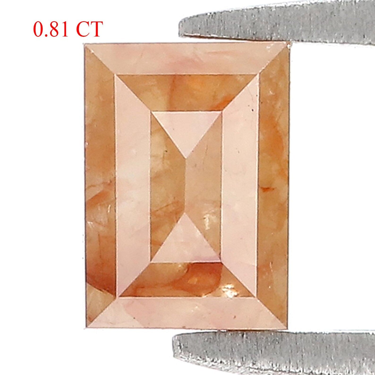 0.81 CT Natural Loose Baguette Shape Diamond Brown Grey Color Baguette Cut Diamond 6.20 MM Natural Diamond Baguette Rose Cut Diamond QN8980