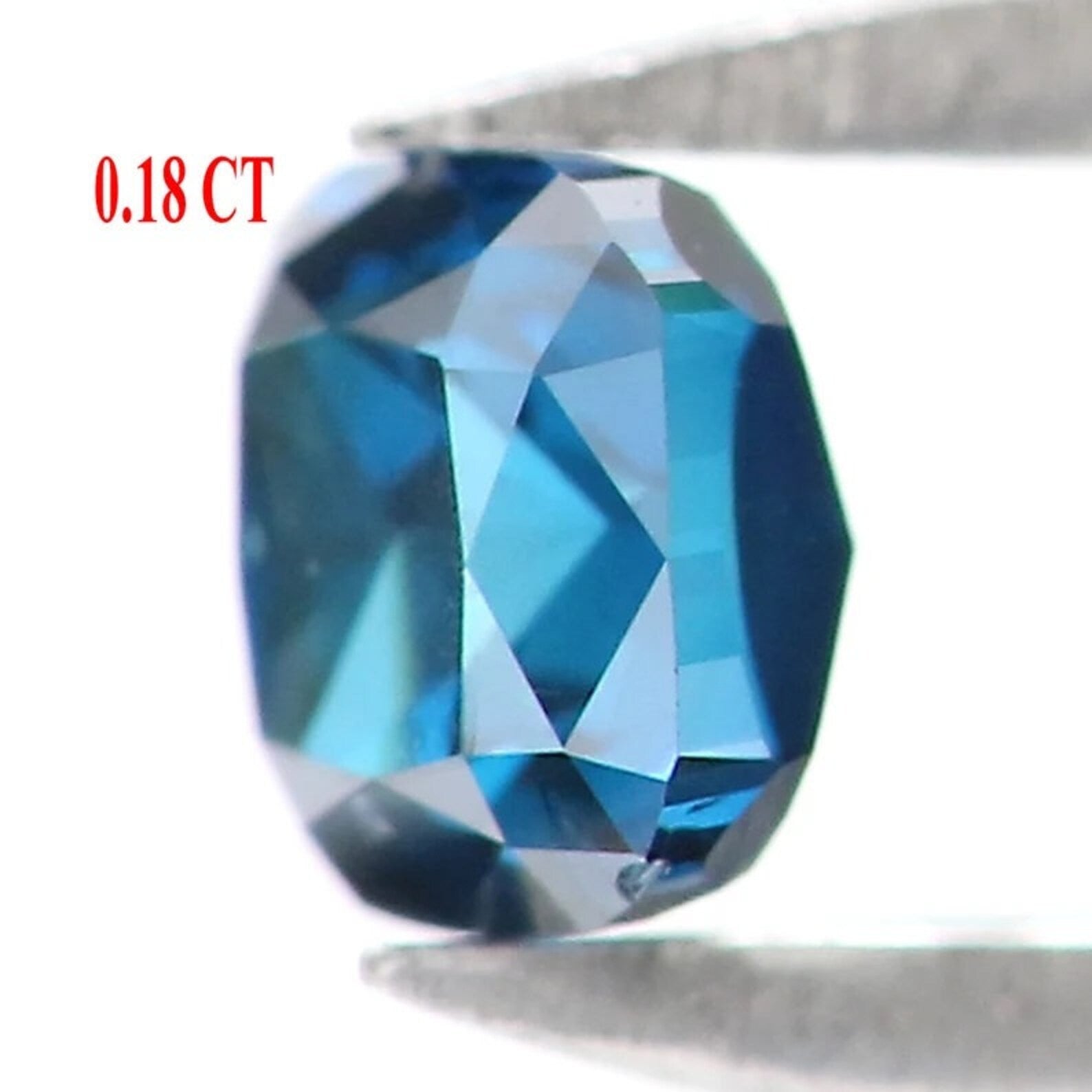 0.18 CT Natural Loose Cushion Shape Diamond Blue Color Cushion Cut Diamond 3.00 MM Natural Blue Color Cushion Brilliant Cut Diamond NQ7422