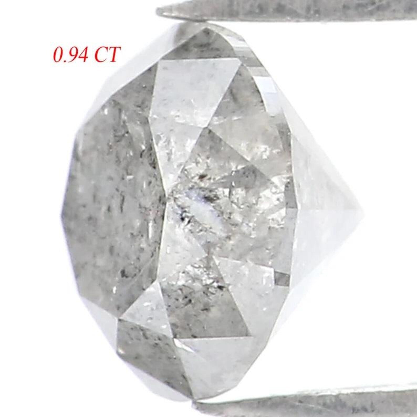 0.94 CT Natural Loose Round Shape Diamond Grey Color Round Cut Diamond 5.80 MM Natural Loose Diamond Round Brilliant Cut Diamond NQ9142