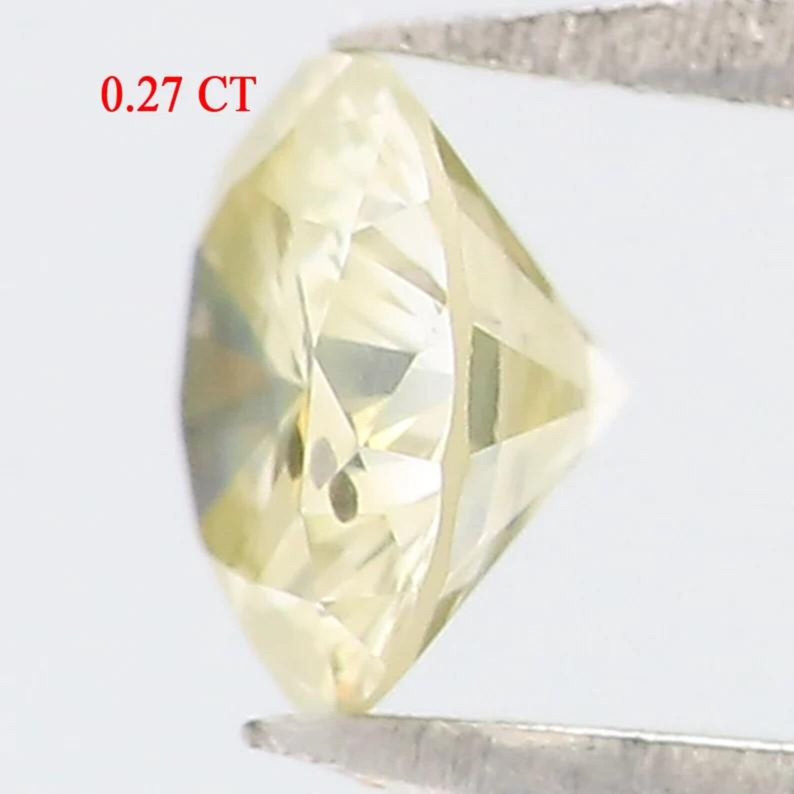 0.27 Ct Natural Loose Round Shape Diamond White - J Color Round Diamond 4.20 MM Natural Loose White Color Round Brilliant Cut Diamond NQ1897