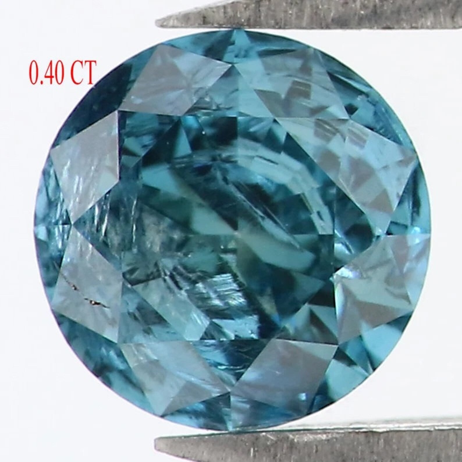 0.40 CT Natural Loose Round Shape Diamond Blue Color Round Diamond 4.60 MM Natural Diamond Blue Color Round Brilliant Cut Diamond NQ1748