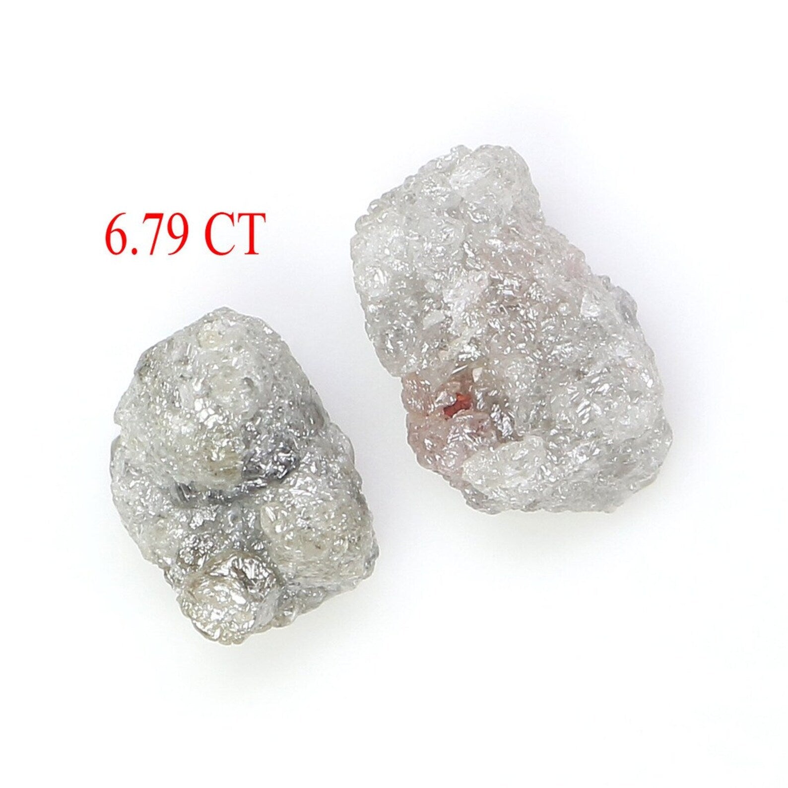 6.79 CT Natural Loose Rough Shape Diamond Grey Color Rough Diamond 11.16 MM Natural Loose Diamond Grey Color Rough Shape Diamond NQ2440