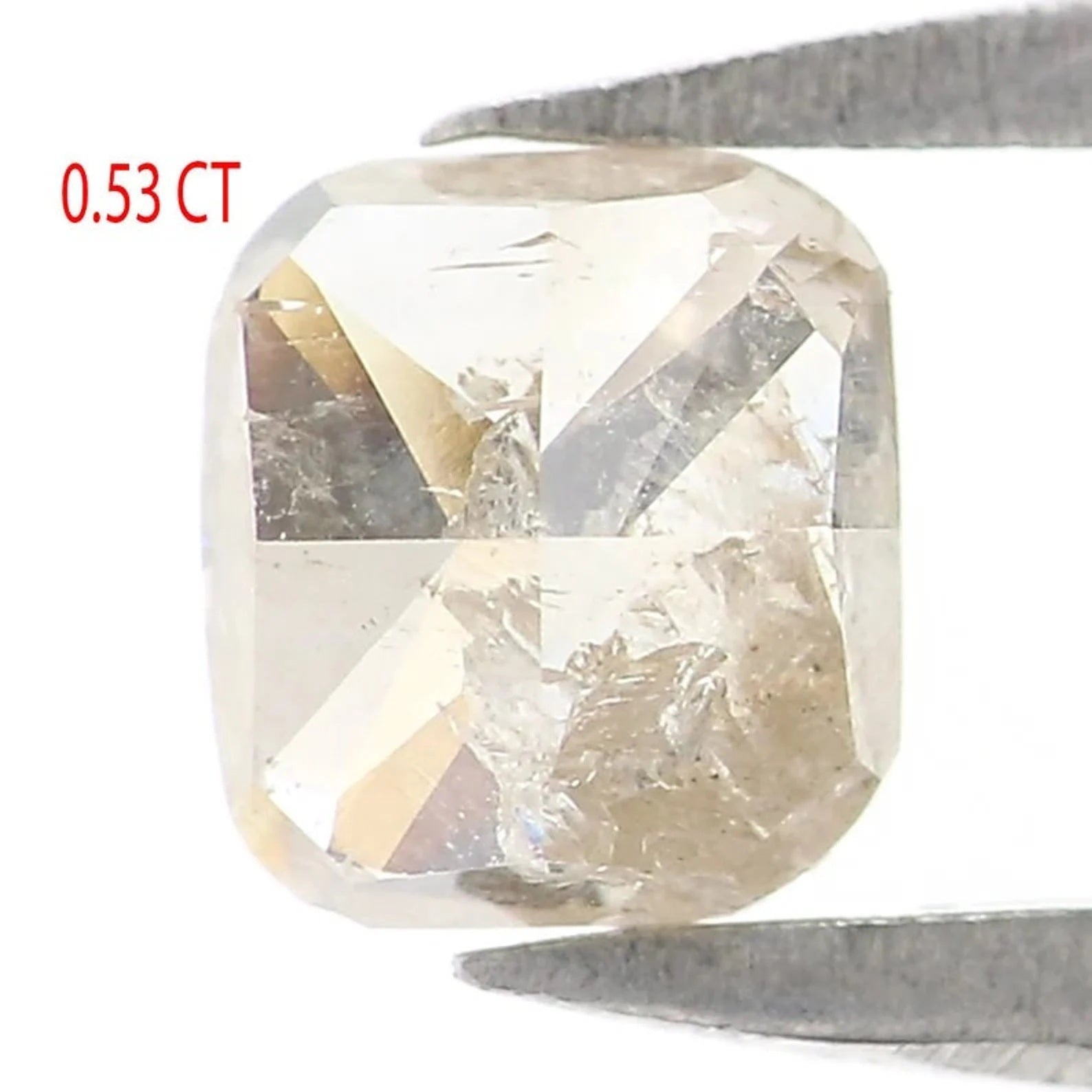 0.53 CT Natural Loose Cushion Shape Diamond Yellow Color Cushion Diamond 4.50 MM Natural Diamond Cushion Shape Brilliant Cut Diamond NQ7638