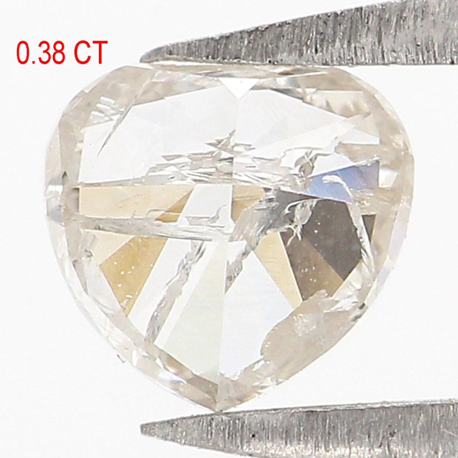 0.38 CT Natural Loose Heart Shape Diamond Grey Color Heart Cut Diamond 4.50 MM Natural Loose Grey Color Heart Brilliant Cut Diamond NQ7381