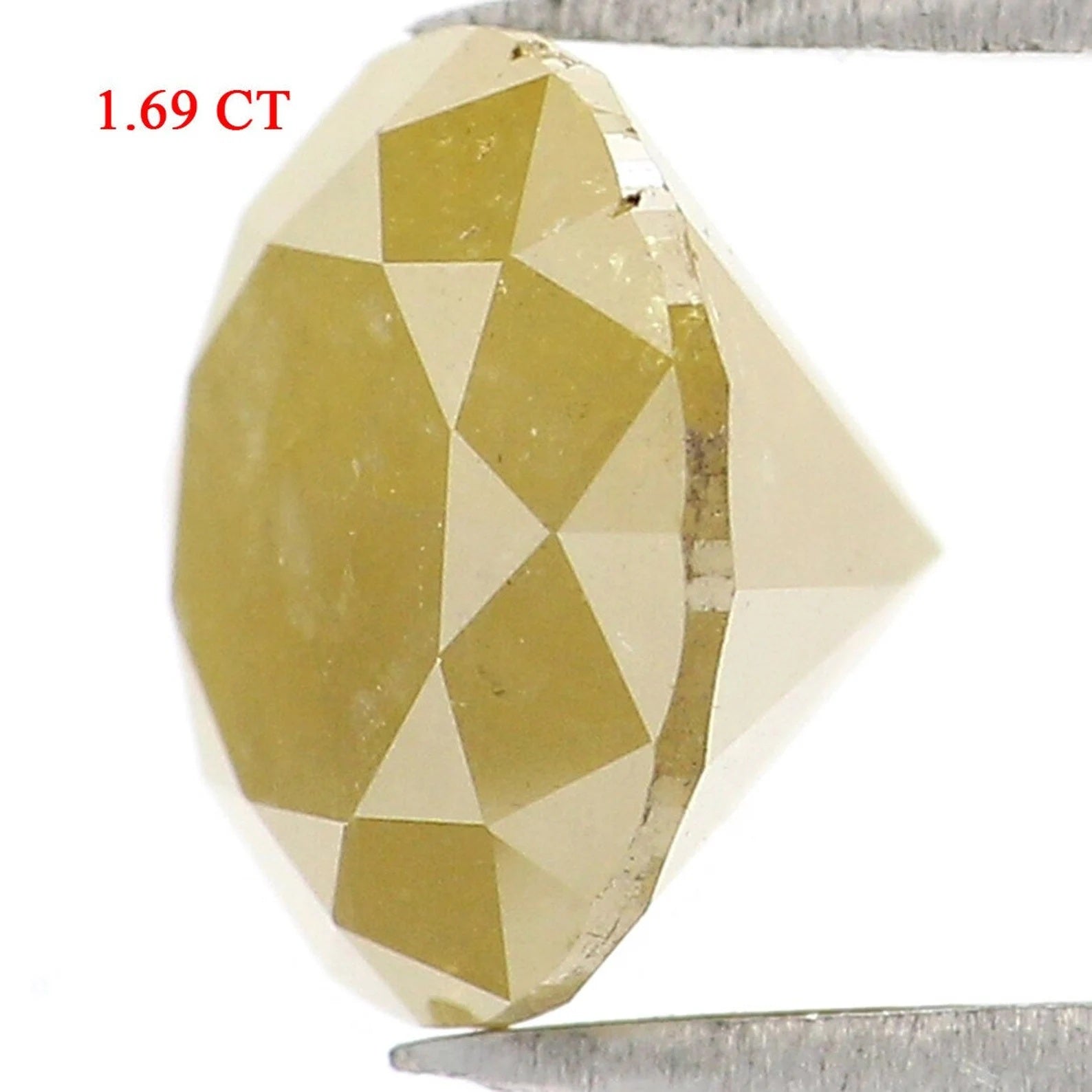 1.69 CT Natural Loose Round Shape Diamond Yellow Color Round Diamond 7.20 MM Natural Loose Diamond Round Shape Brilliant Cut Diamond NQ9116