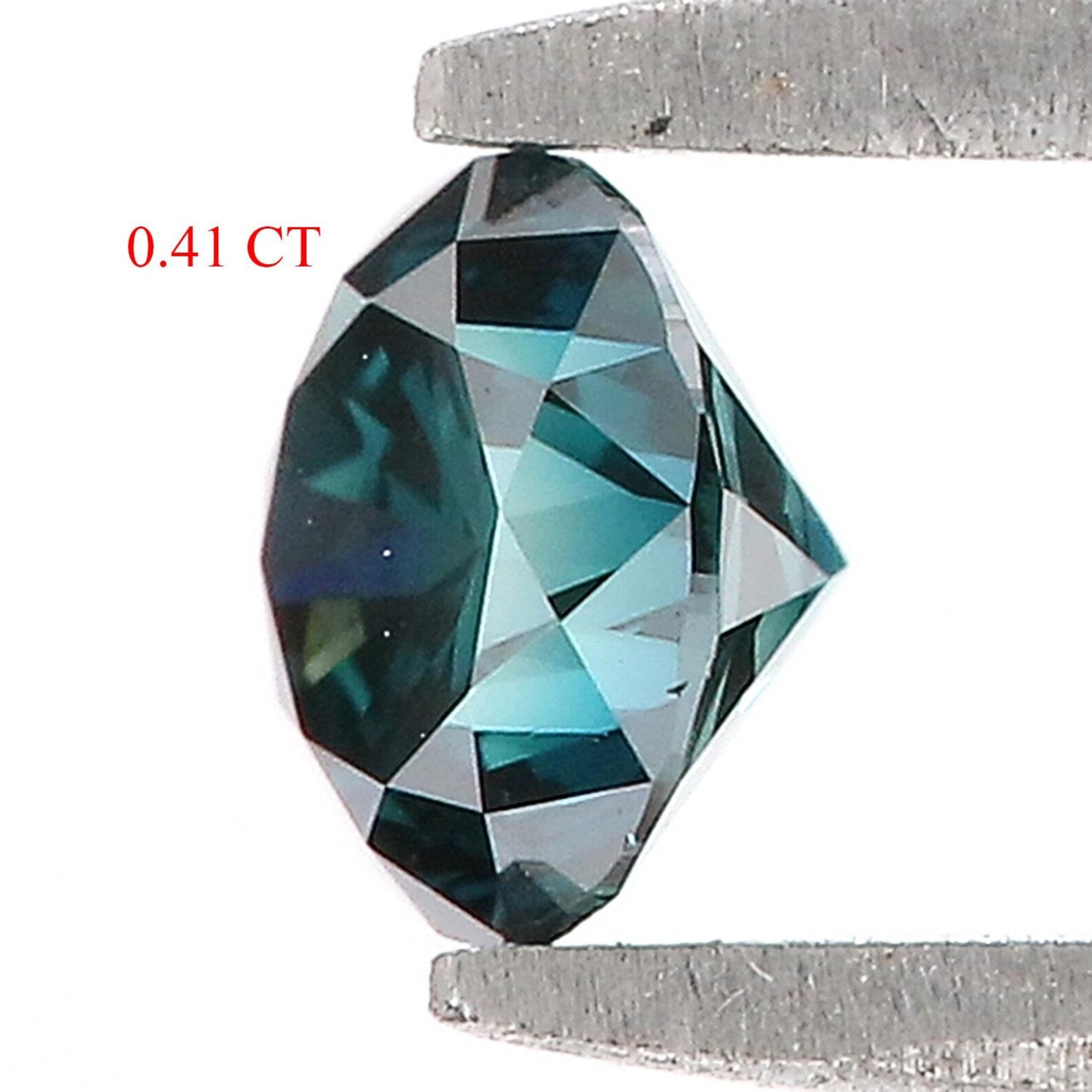 0.41 Ct Natural Loose Round Shape Diamond Blue Color Round Cut Diamond 4.55 MM Natural Loose Blue Color Round Brilliant Cut Diamond NQ1375