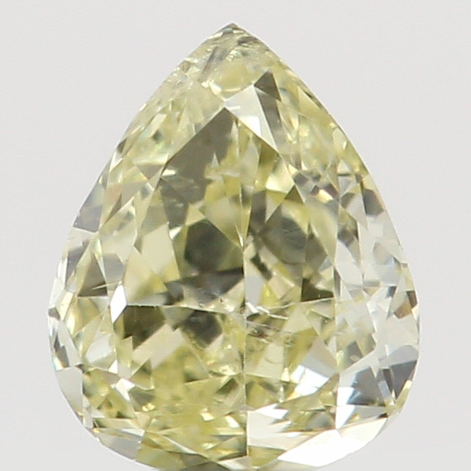 0.14 Ct Natural Loose Pear Shape Diamond Yellow Color Pear Cut Diamond 3.70 MM Natural Loose Diamond Pear Brilliant Cut Diamond N8097