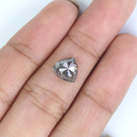 Natural Loose Triangle Diamond, Salt And Pepper Triangle Diamond Natural Loose Diamond, Triangle Cut Diamond, 1.79 CT Triangle Shape KDL8570