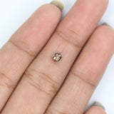 Natural Loose Hexagon Diamond, Brown Color Diamond, Natural Loose Diamond, Hexagon Rose Cut Diamond, 0.28 CT Hexagon Shape Diamond L585