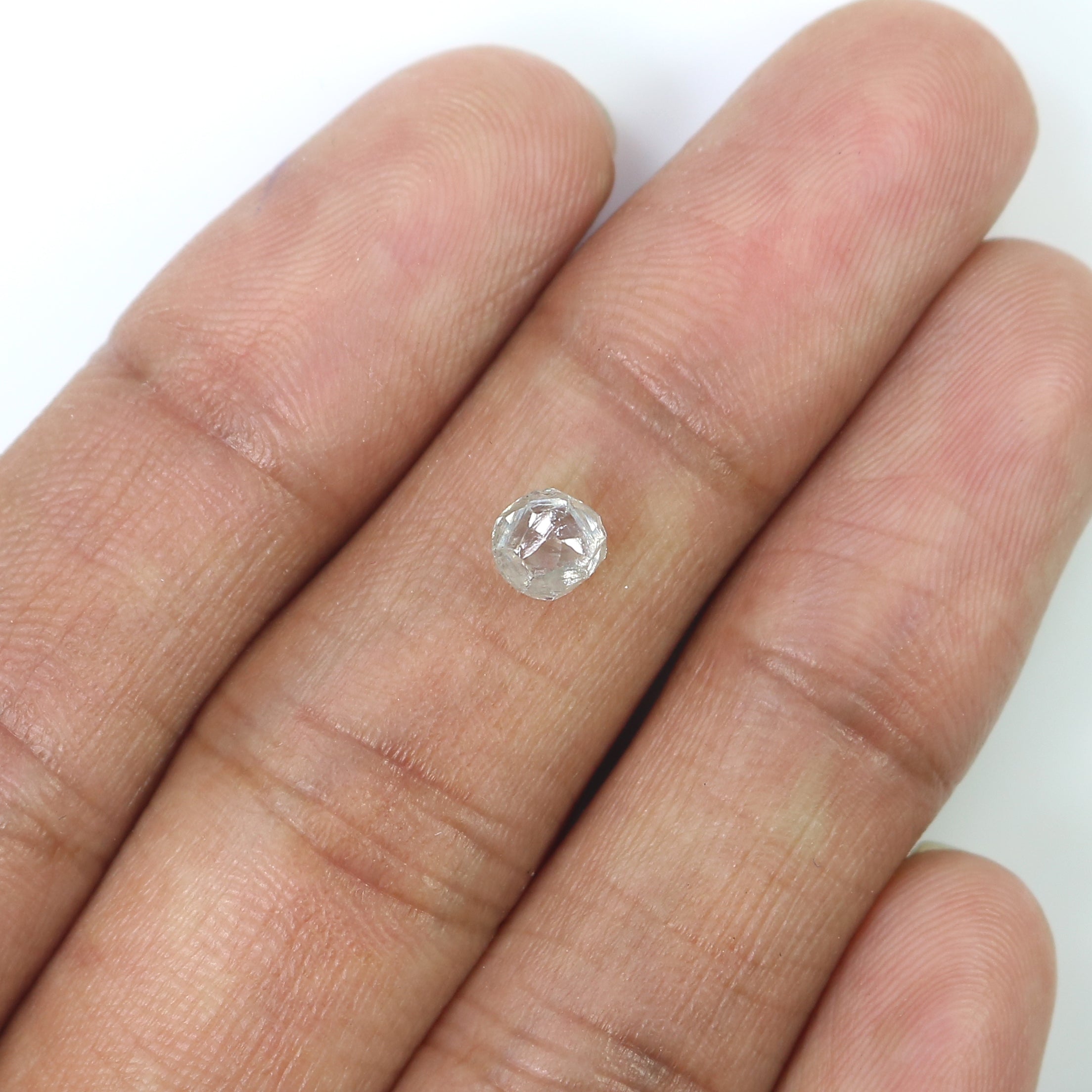 0.93 CT Natural Loose Rough Shape Diamond Grey Color Rough Diamond 5.10 MM Natural Loose Grey Diamond Rough Irregular Cut Diamond QL3114