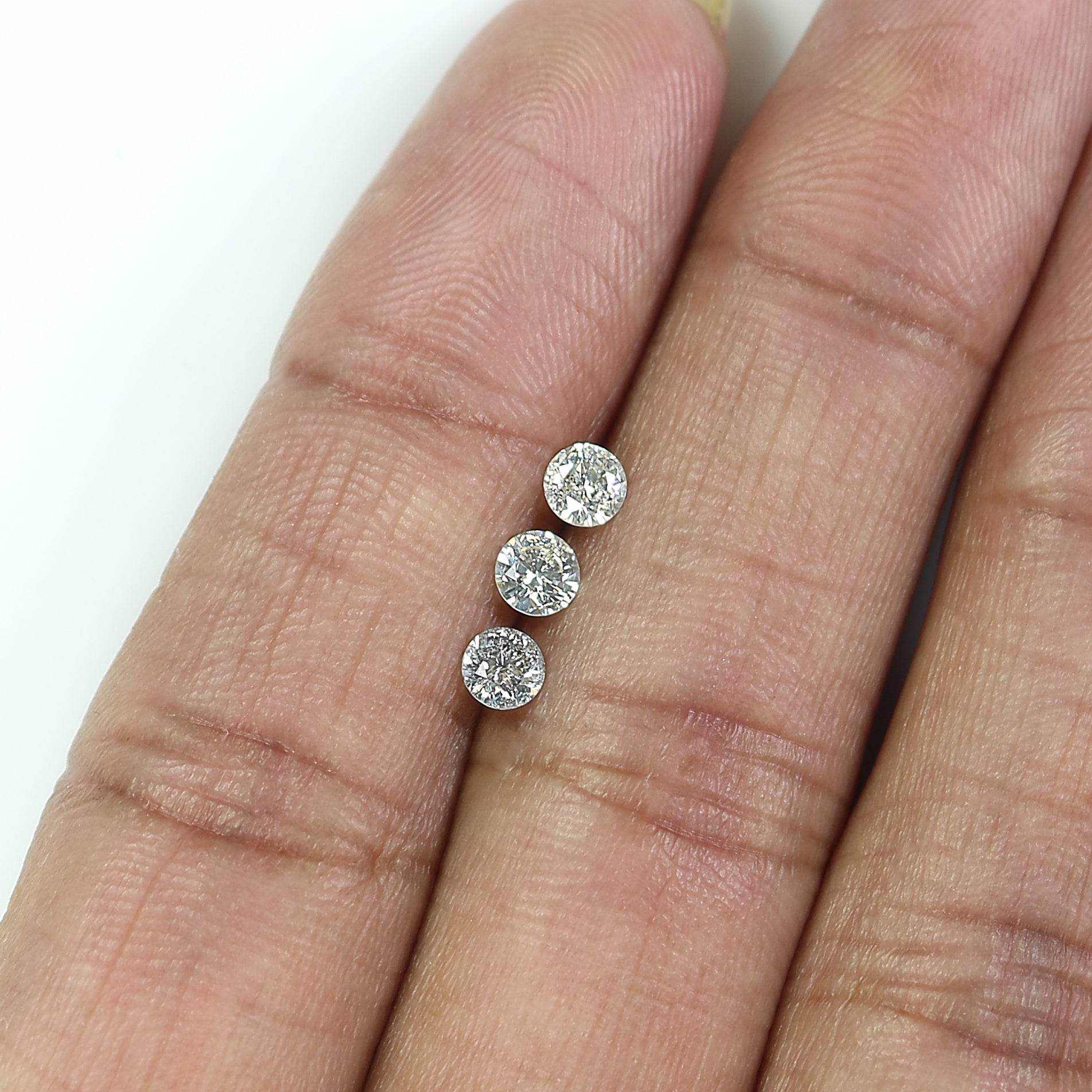 0.55 Ct Natural Loose Round Shape Diamond White - I Color Round Cut Diamond 3.70 MM Natural White Color Round Brilliant Cut Diamond LQ2009