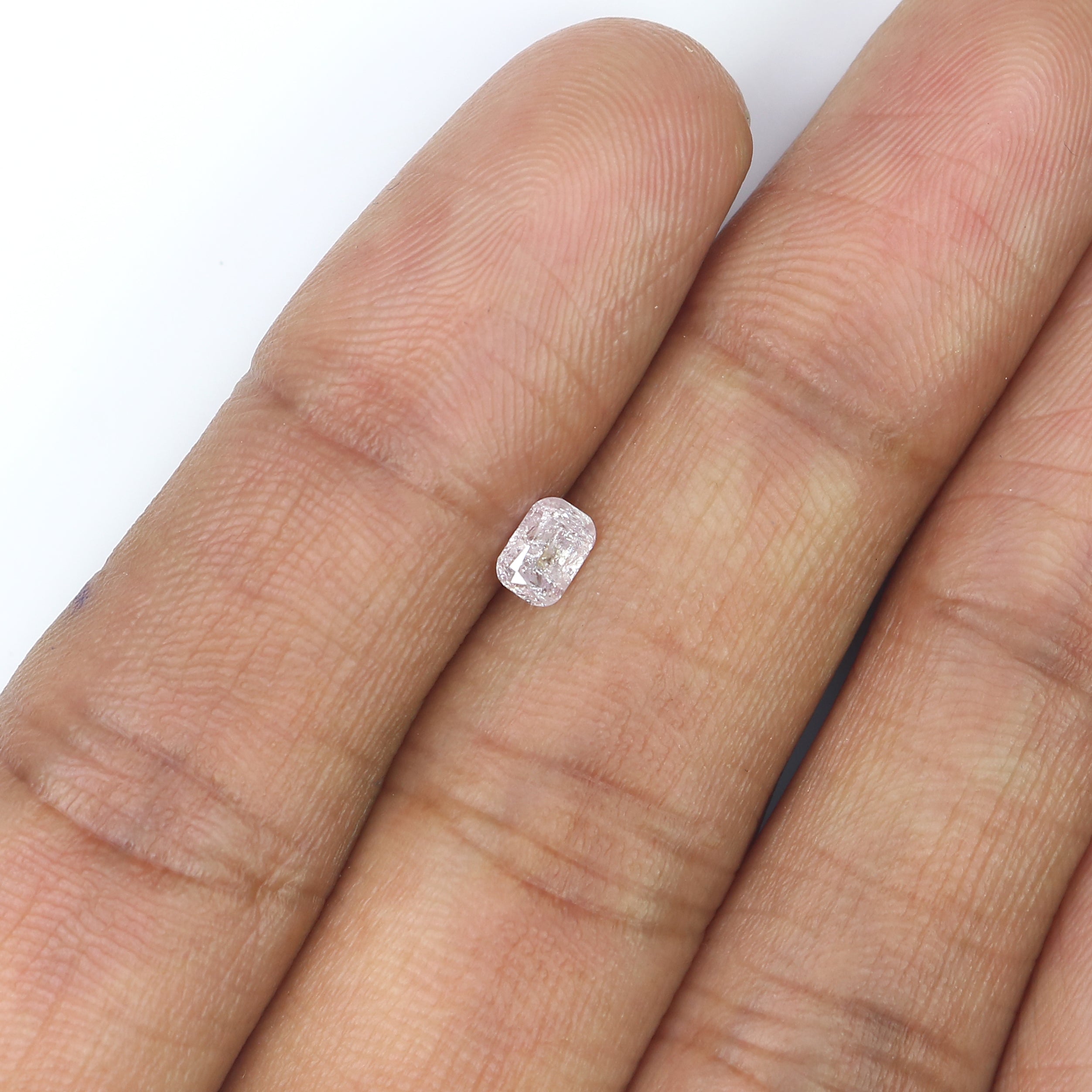 0.38 CT Natural Loose Cushion Shape Diamond Pink Color Cushion Diamond 4.60 MM Natural Pink Diamond Cushion Brilliant Cut Diamond LQ3106