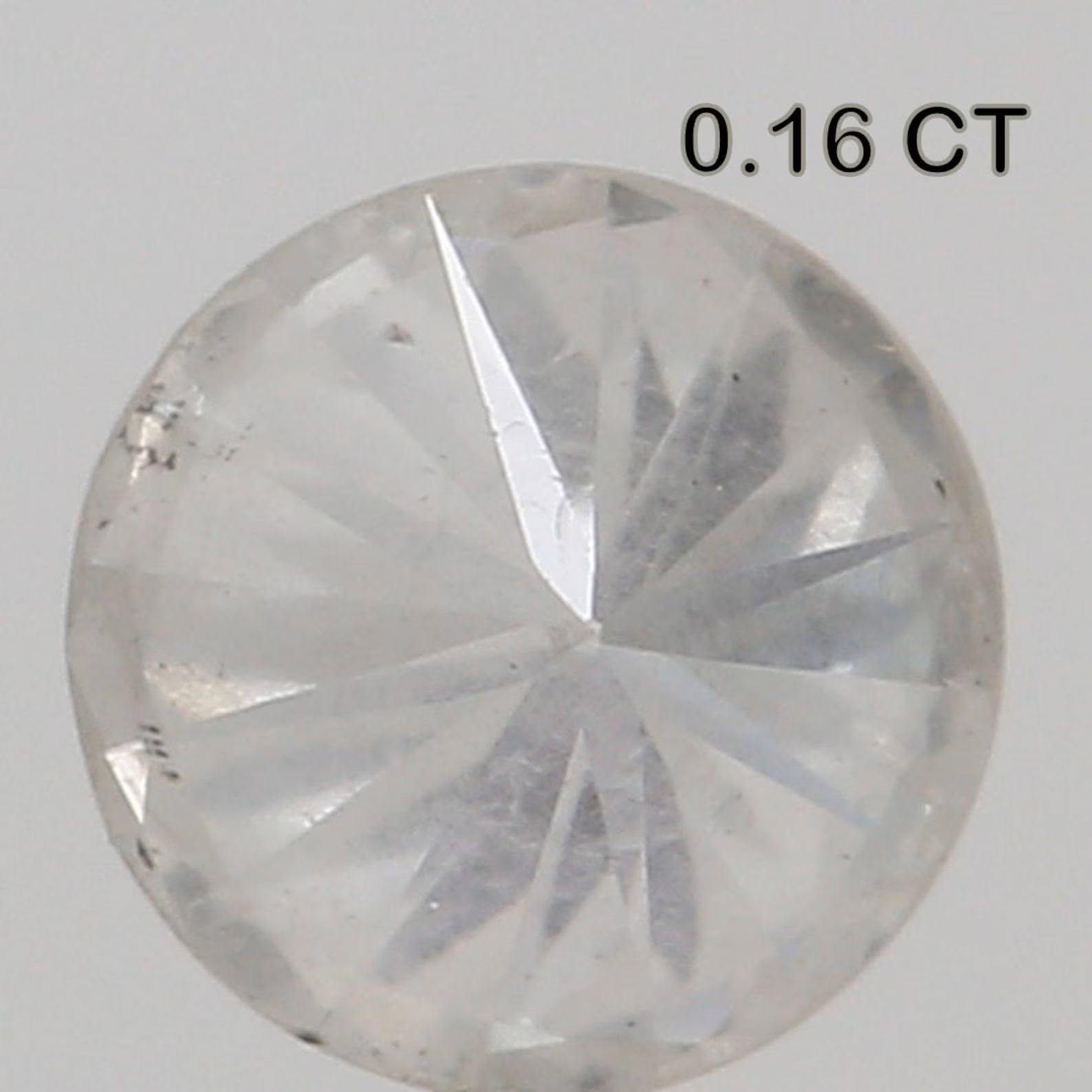 0.16 Ct Natural Loose Round Shape Diamond White Milky Color Round Diamond 3.50 MM Natural Loose Diamond Round Brilliant Cut Diamond N8033